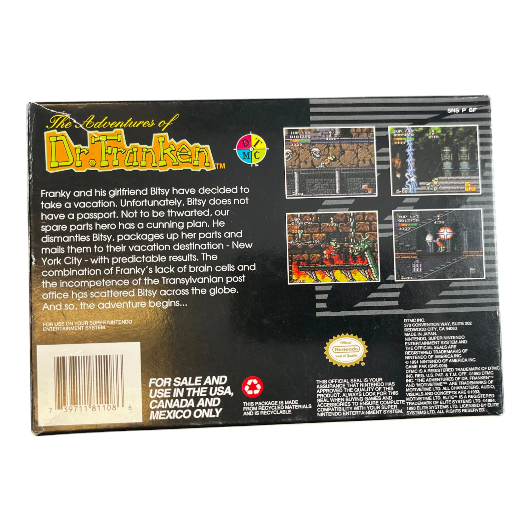 Adventures of Dr Franken (SNES) - Image 2