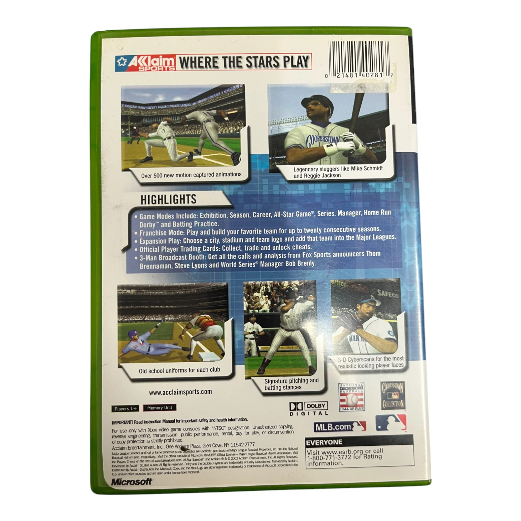 All-Star Baseball 2003 (Xbox) - Image 2