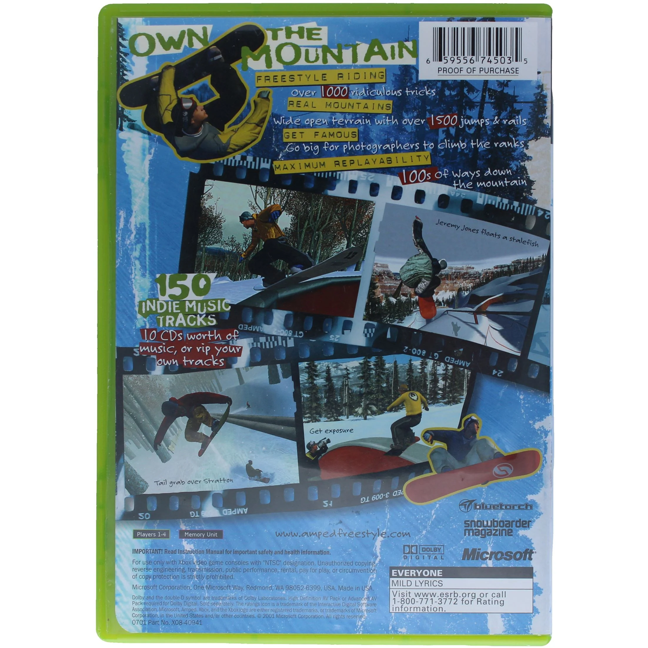 Amped: Freestyle Snowboarding (Xbox) - Image 2