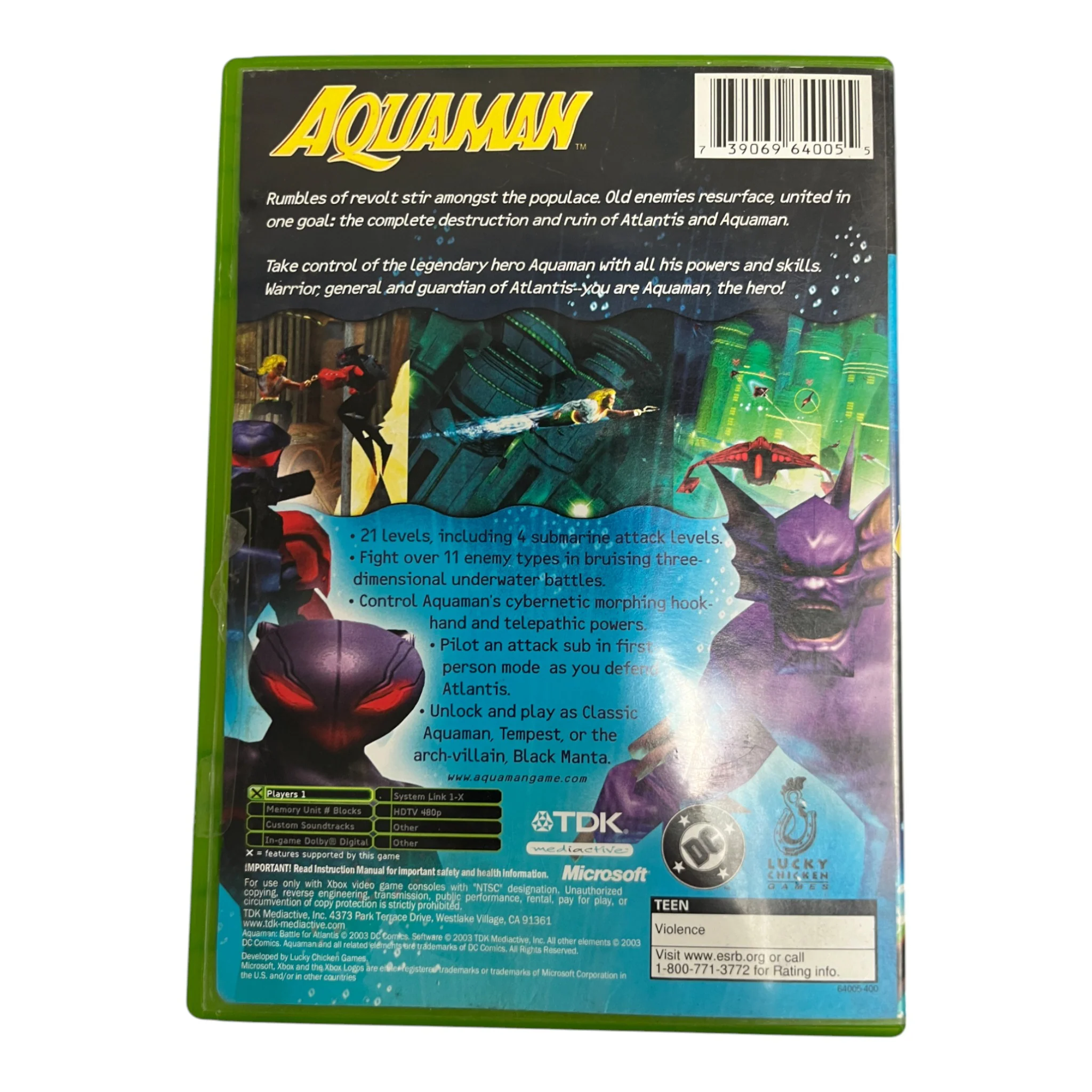 Aquaman: Battle for Atlantis (Xbox) - Image 2
