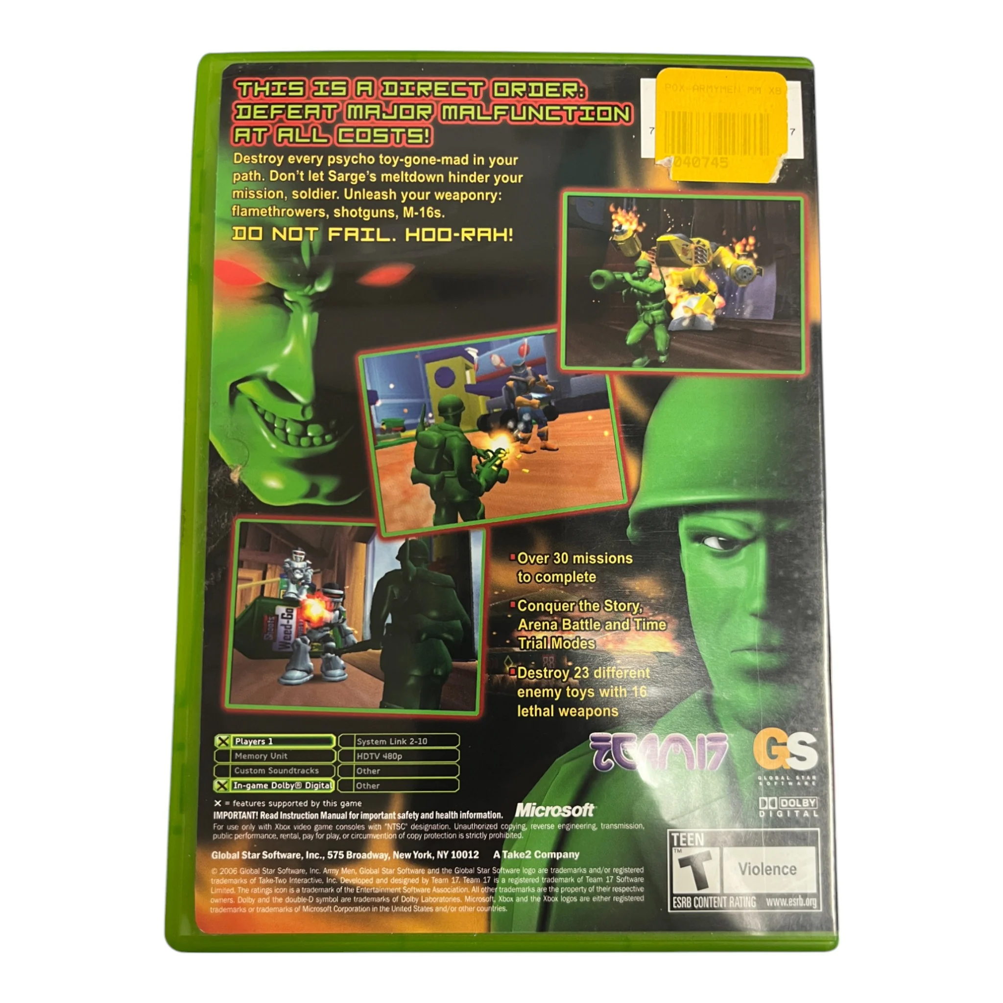 Army Men Major Malfunction (Xbox) - Image 2