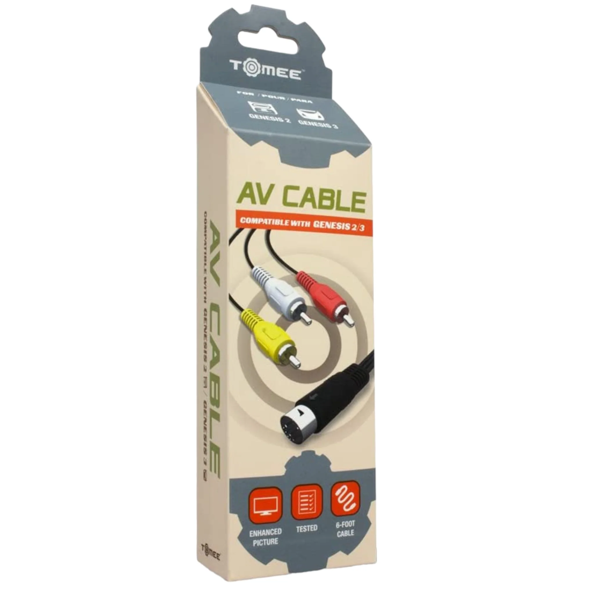 AV Cable [Tomee] for Genesis (Models 2&3)