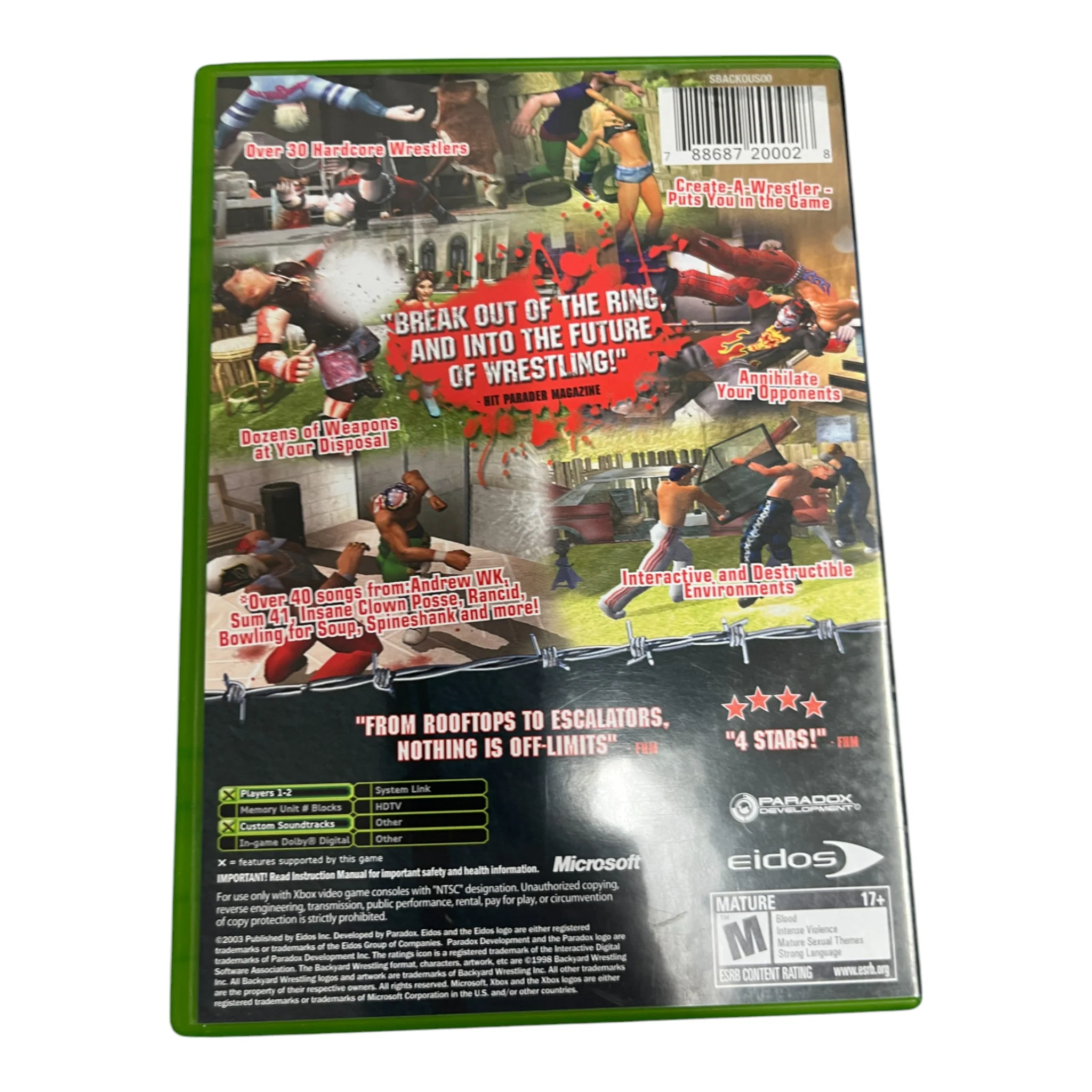Backyard Wrestling (Xbox) - Image 2