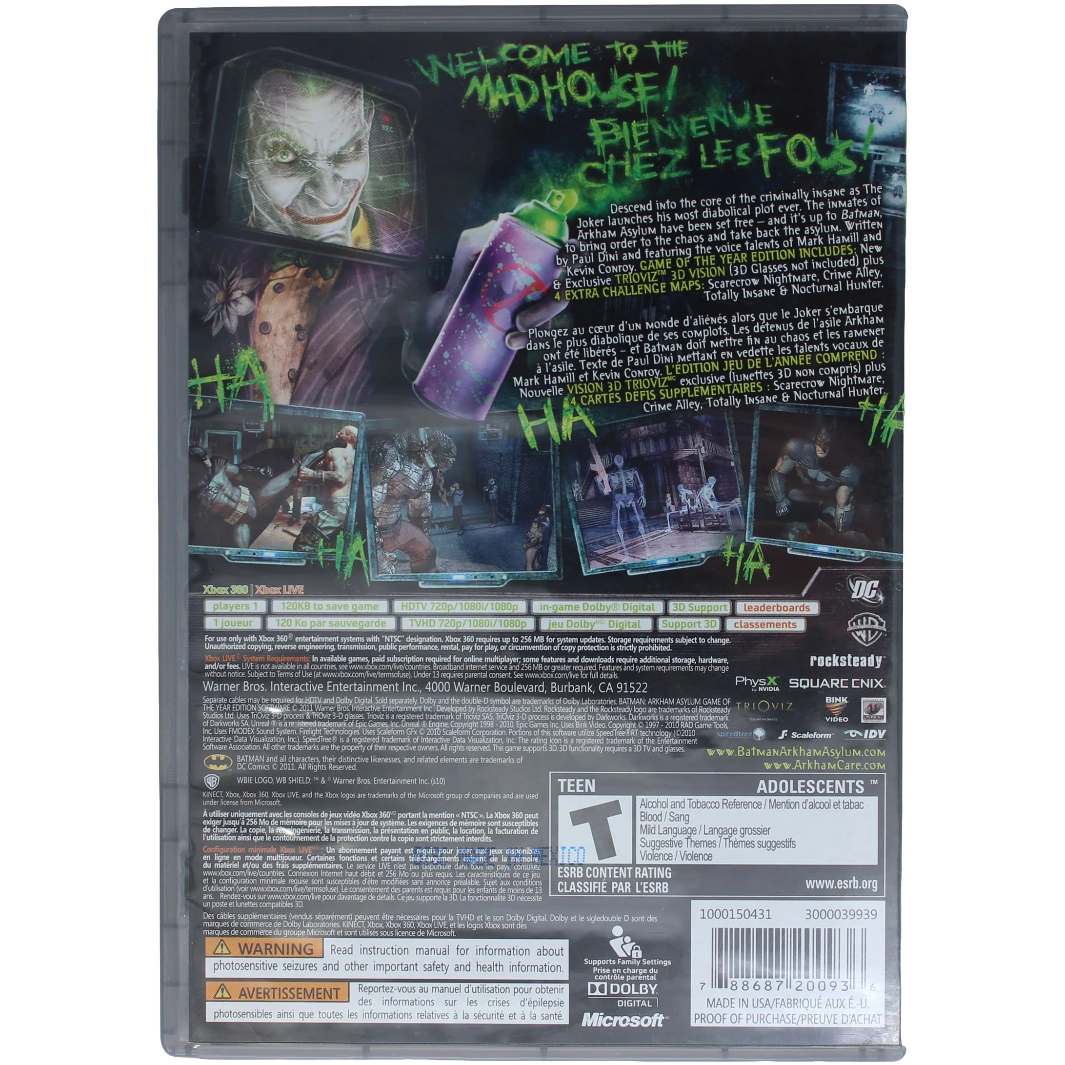 Batman: Arkham Asylum (Xbox 360) - Image 3