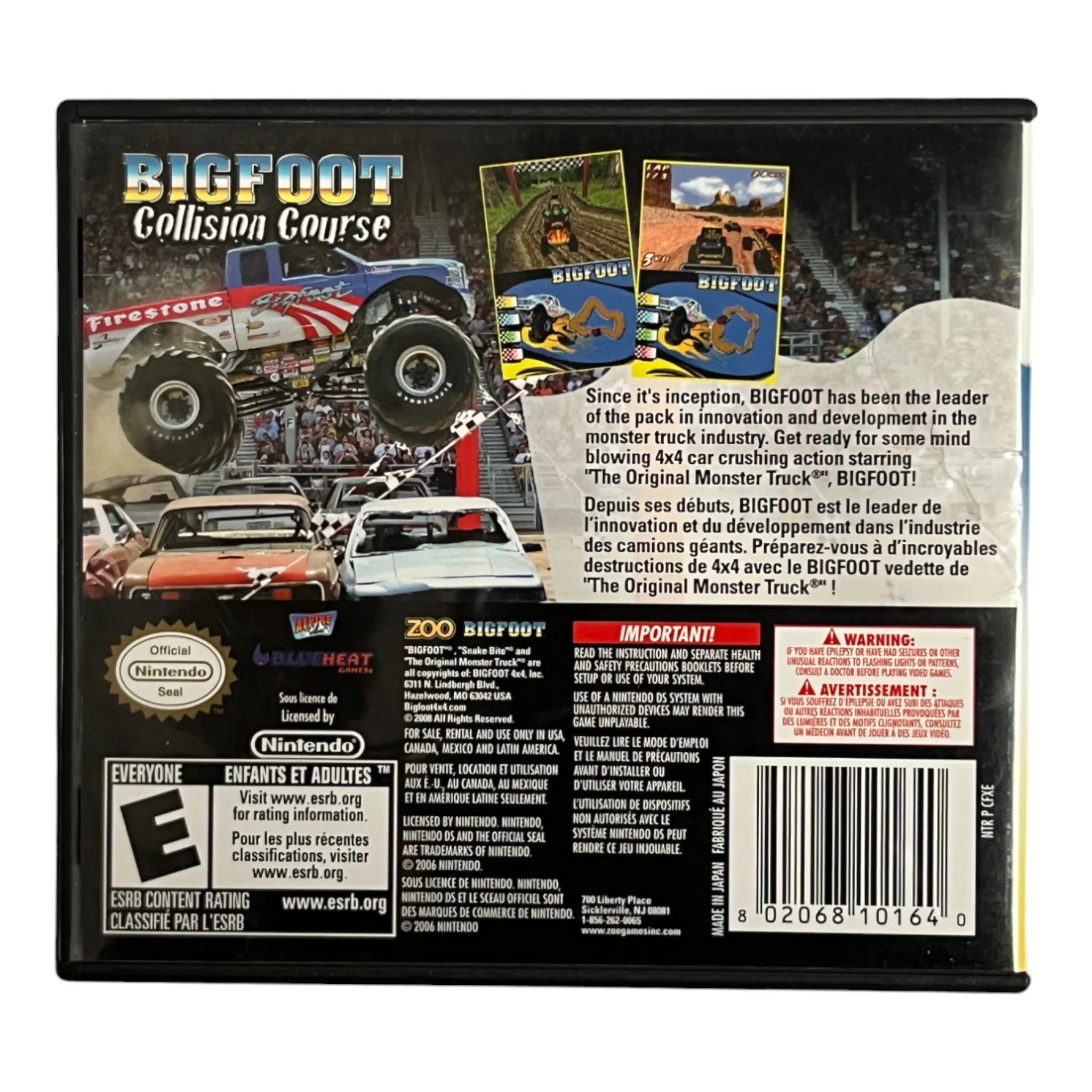 Bigfoot Collision Course (Nintendo DS) - Image 2