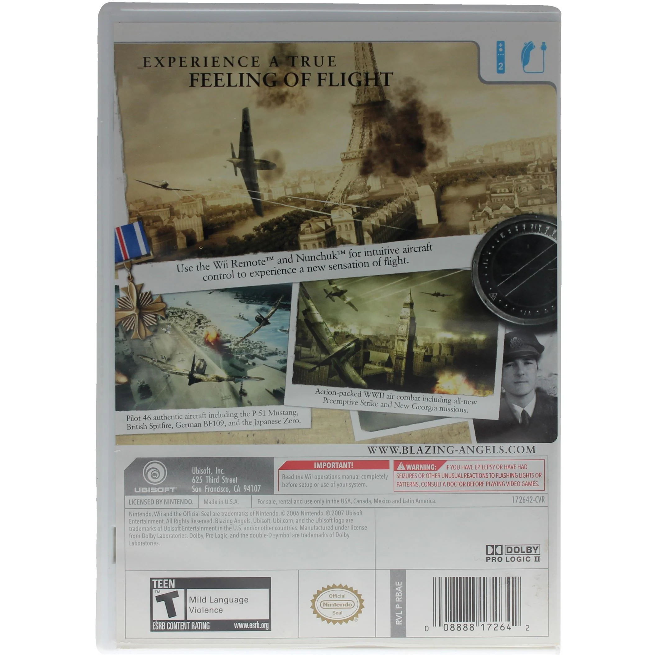 Blazing Angels: Squadrons Of WWII (Wii) - Image 2