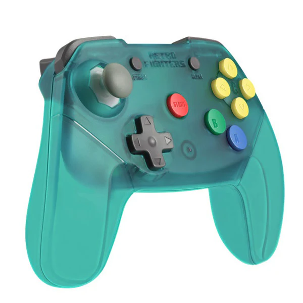 Retro Fighters: Blue Brawler64 Wireless Gamepad Next Gen N64 Controller