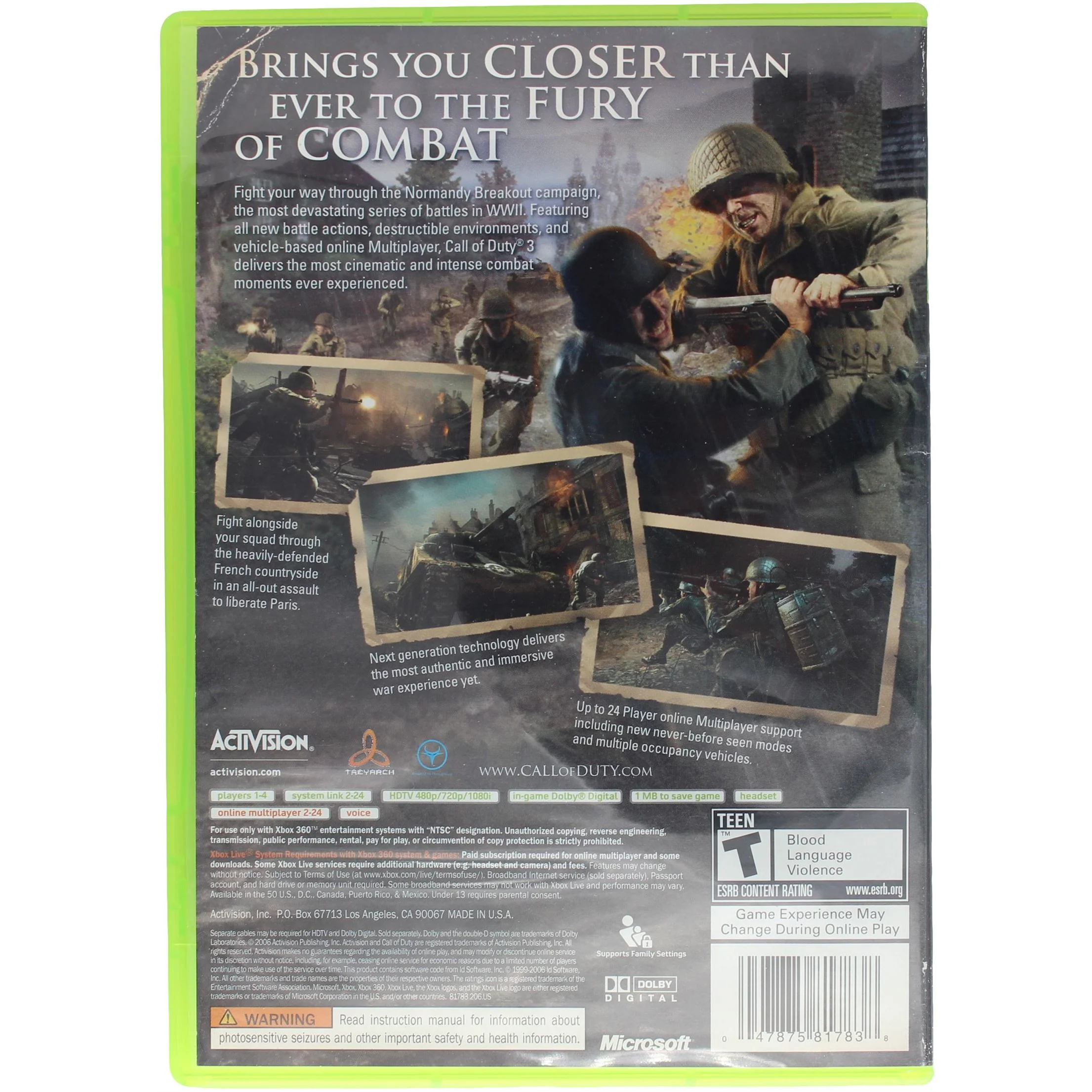 Call Of Duty 3 (Xbox 360) - Image 2