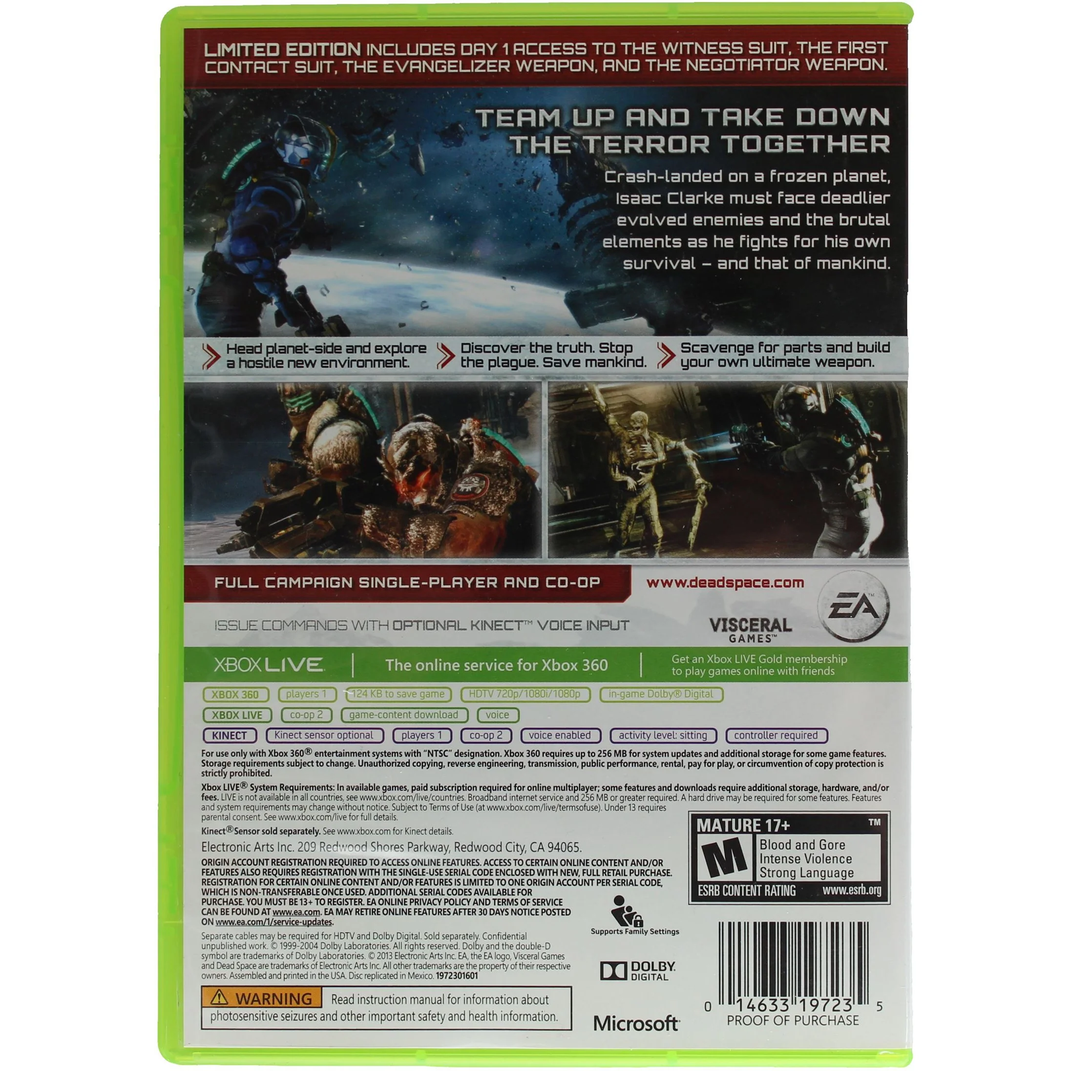 Dead Space 3 [Limited Edition] (Xbox360) - Image 3