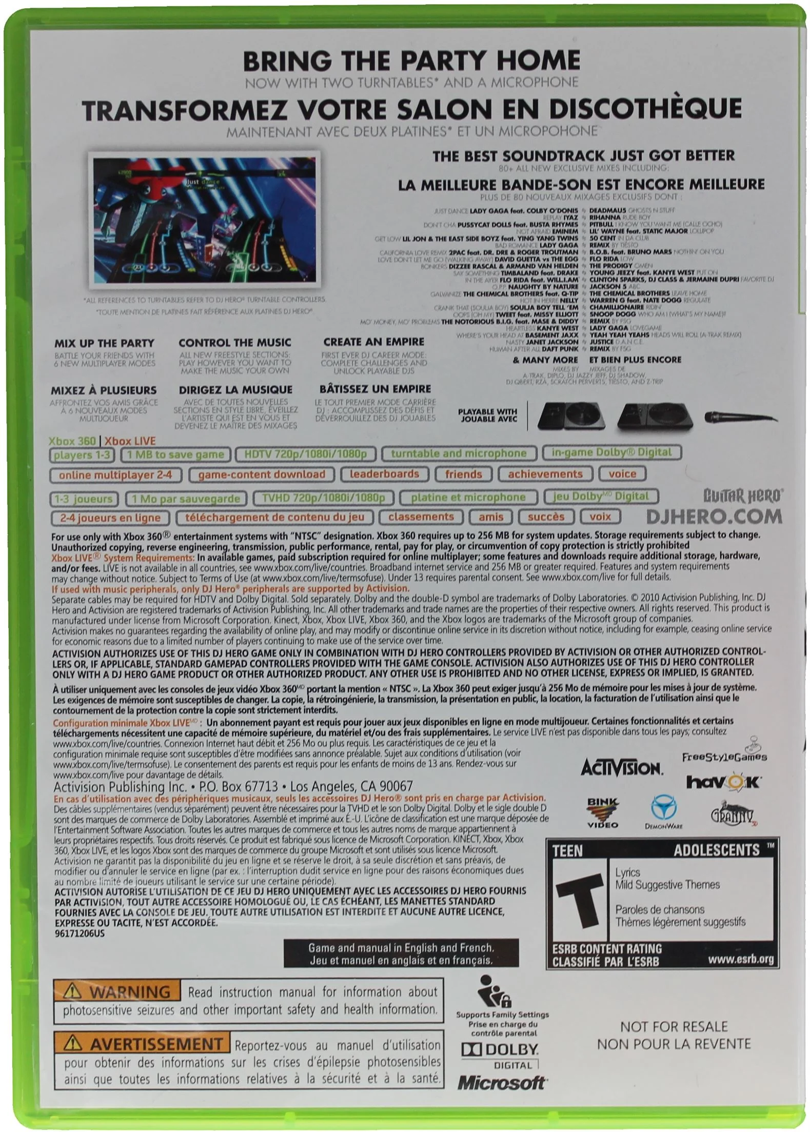 DJ Hero 2 [Not For Resale] - Image 2