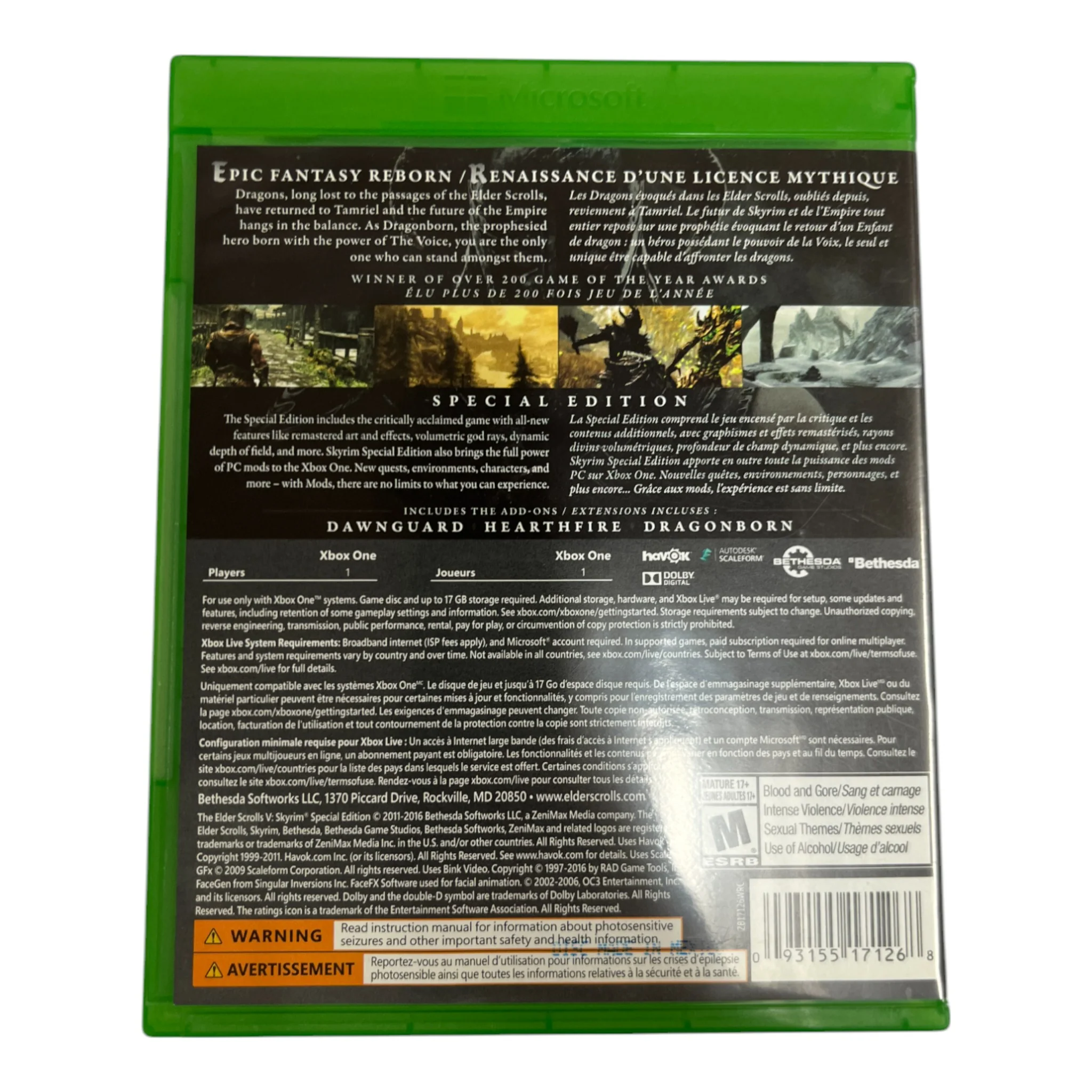 Elder Scrolls V: Skyrim [Special Edition] (Xbox One) - Image 2