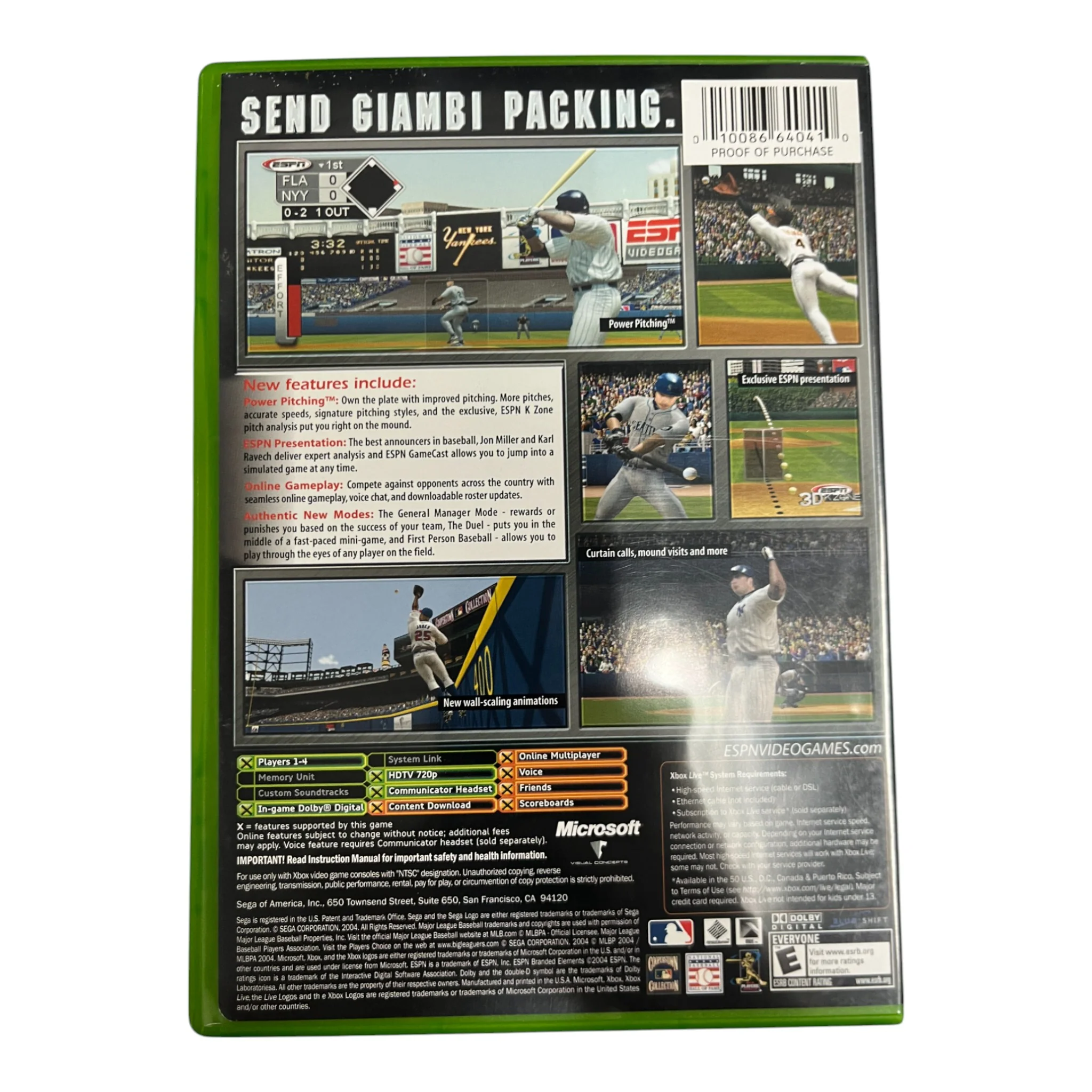 ESPN Baseball 2004 (Xbox) - Image 2