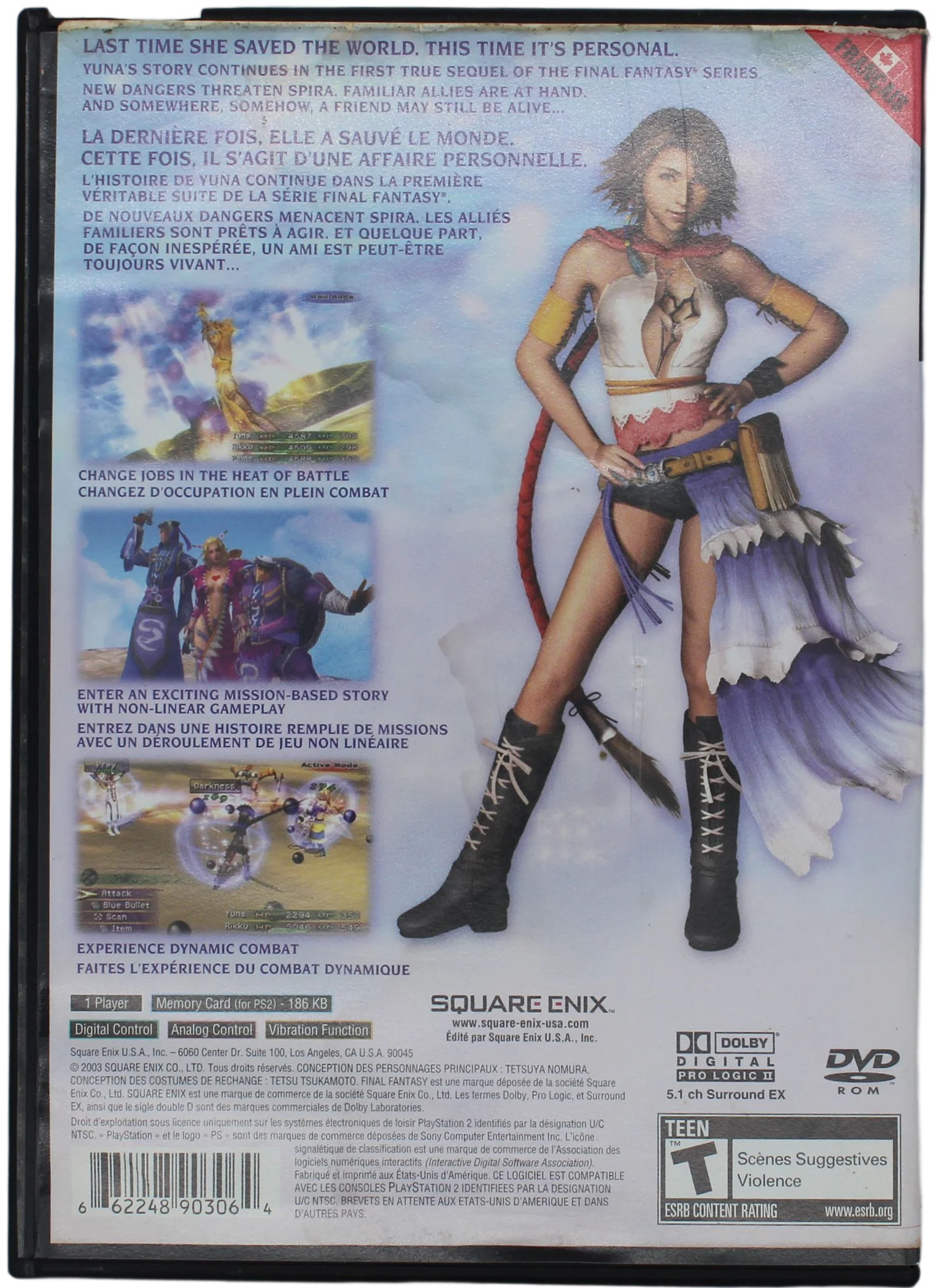 Final Fantasy X-2 - In Blockbuster Rental Case - Image 2