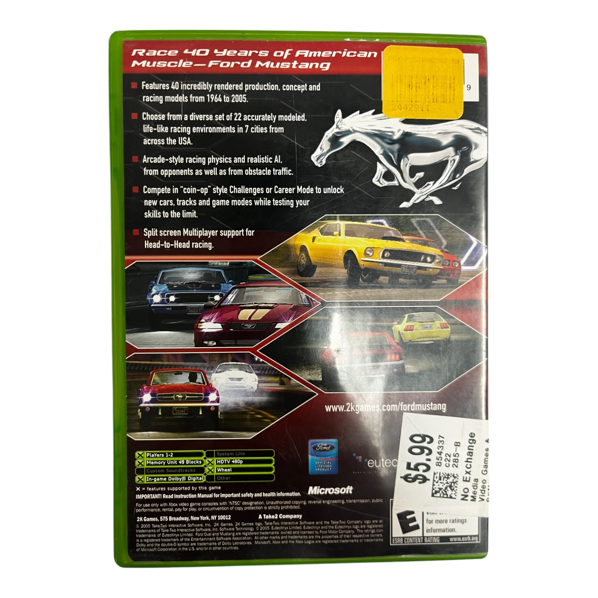 Ford Mustang The Legend Lives (Xbox) - Image 2