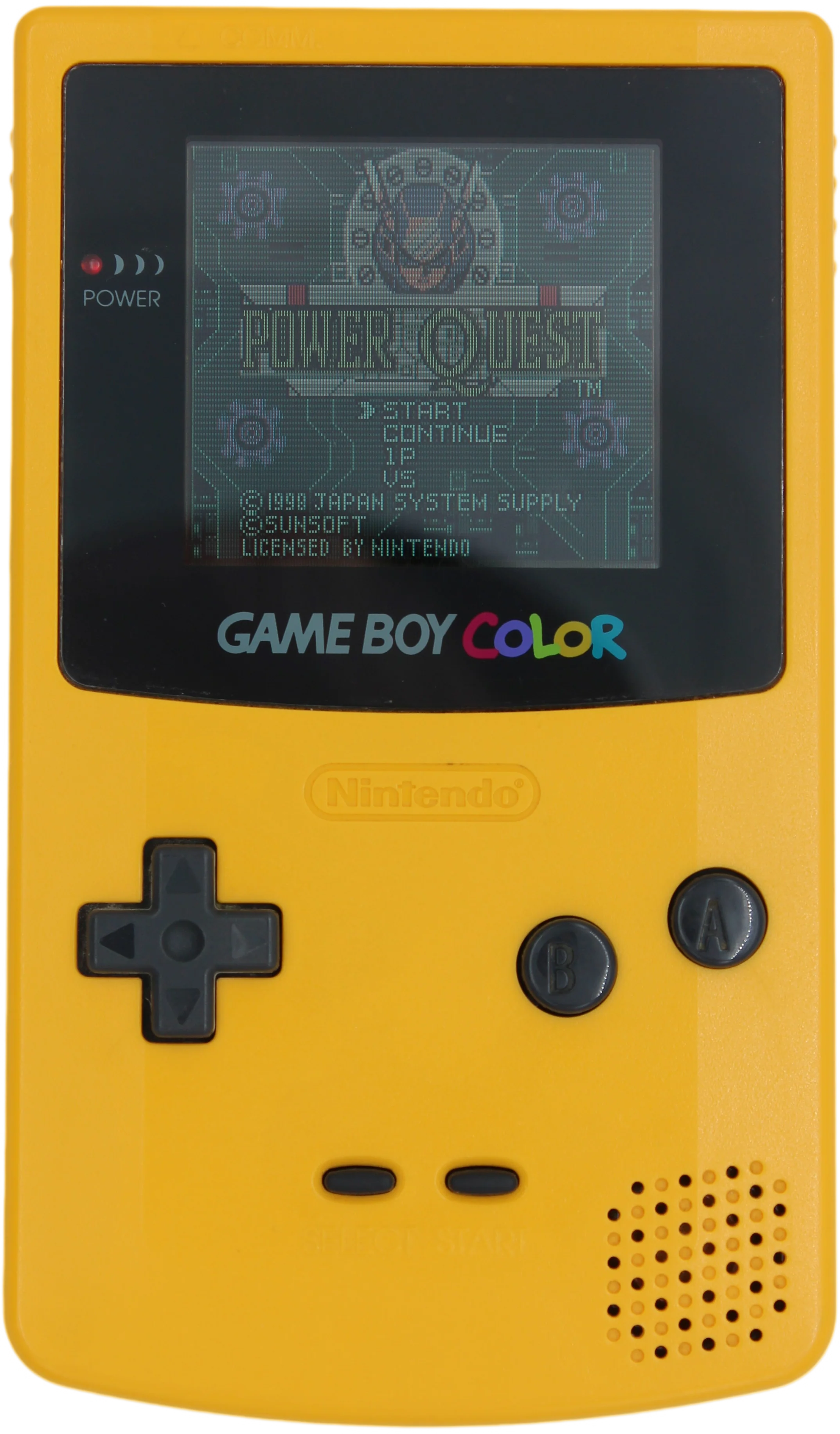 Game Boy Color Yellow