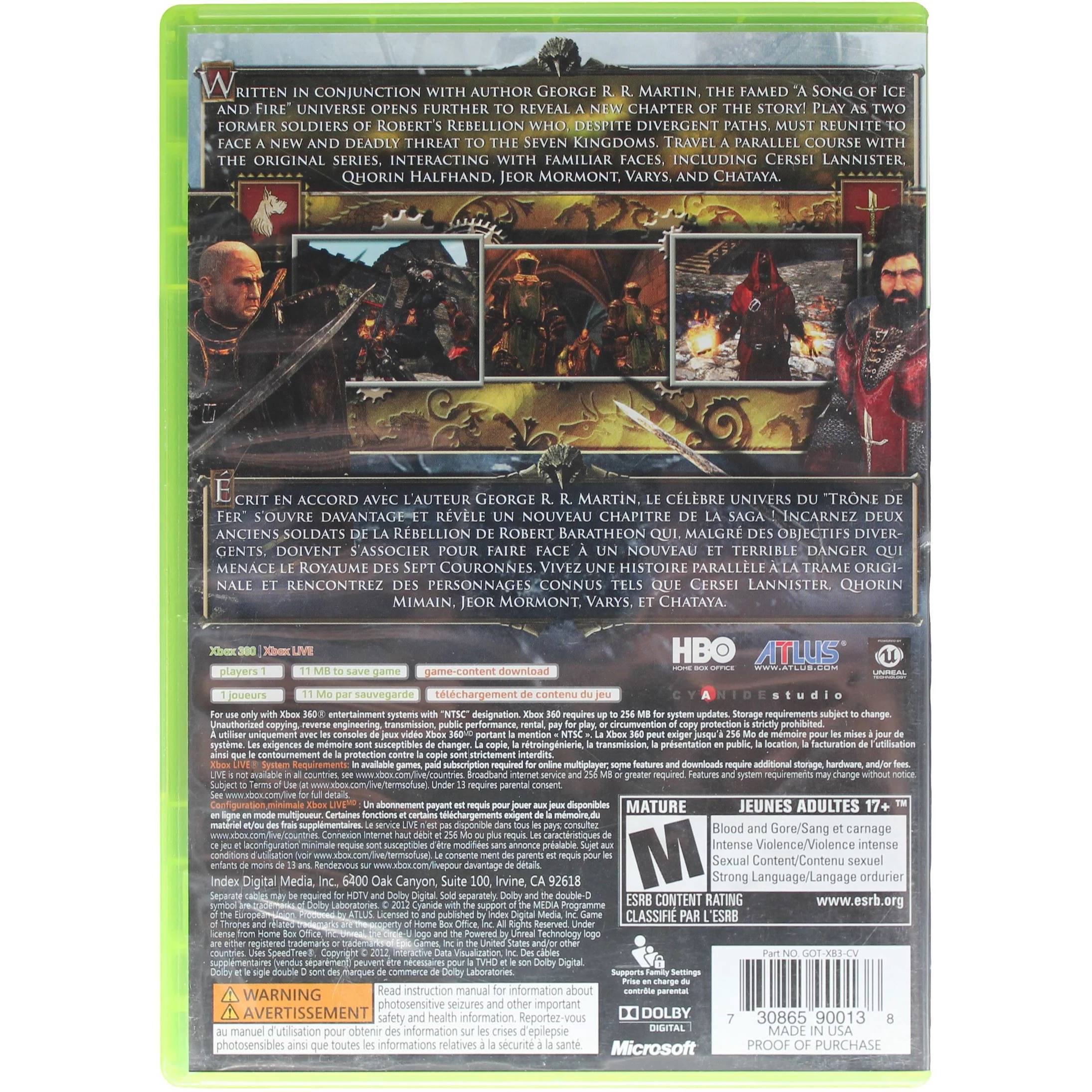Game Of Thrones (Xbox 360) - Image 3