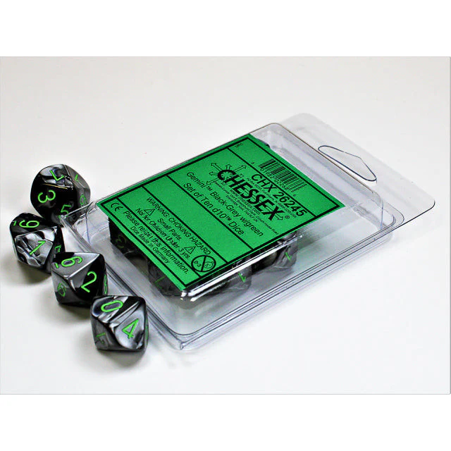 Chessex Gemini 10D10 (Various Colours) - Image 3