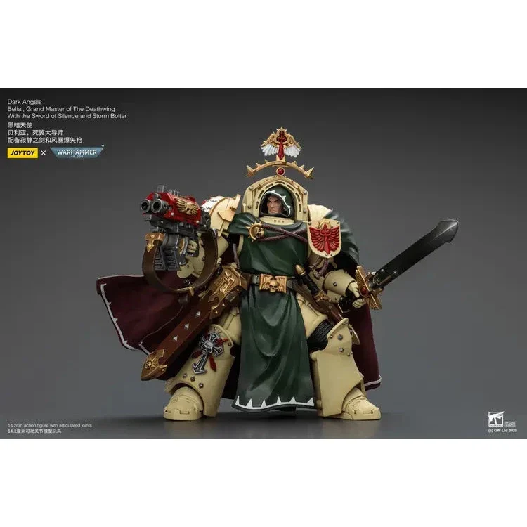 JOYTOY - Dark Angels Belial, Grand Master of The Deathwing With the Sword of Silence and Storm Bolter (PRE-ORDER RELEASES JAN) - Image 3