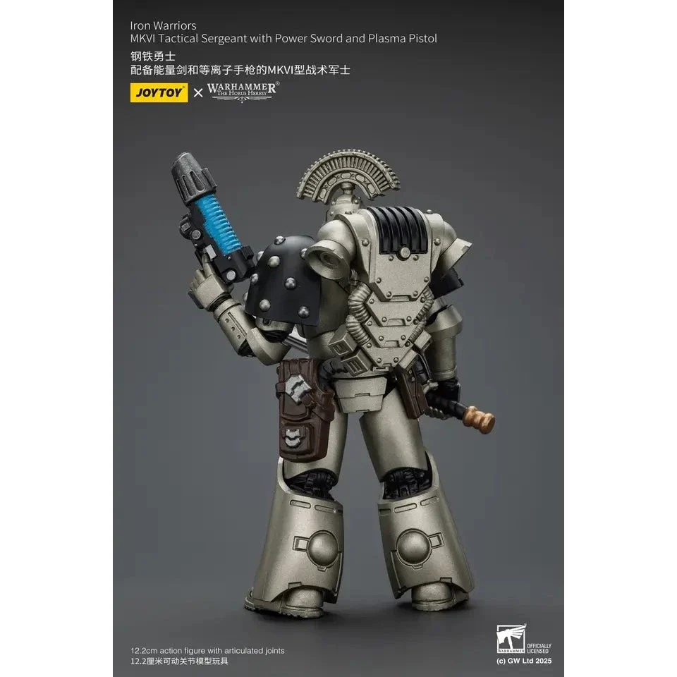 JOYTOY - Iron Warriors MKVI Tactical Sergeant with Power Sword and Plasma Pistol - Image 4