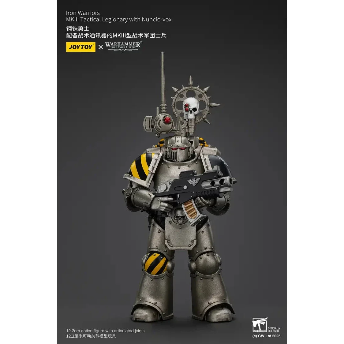 JOYTOY - lron Warriors MKlIl Tactical Legionary with Nuncio-vox (PRE-ORDER RELEASES JUNE)