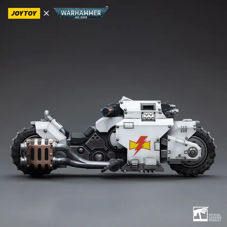 JOYTOY - White Scars Raider-pattern Combat Bike (PRE-ORDER RELEASES JULY) - Image 2