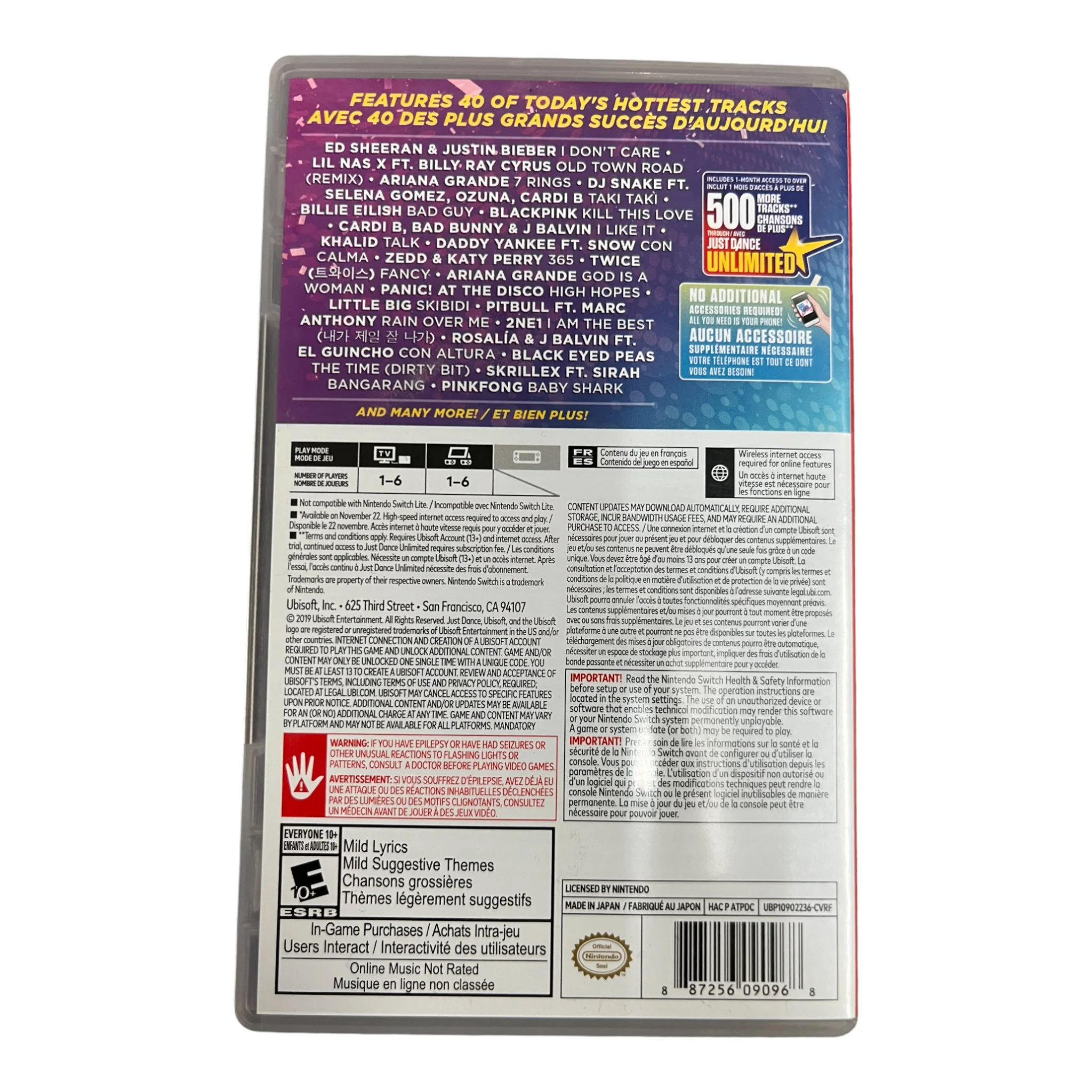 Just Dance 2020 (Switch) - Case Only - Image 2