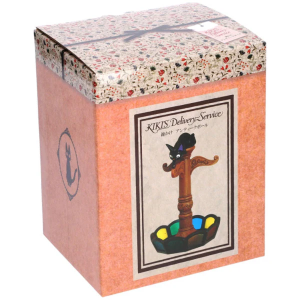 Kiki’s Delivery Service – Jiji Stained Glass Key and Accessory Tree Figurine - Image 3