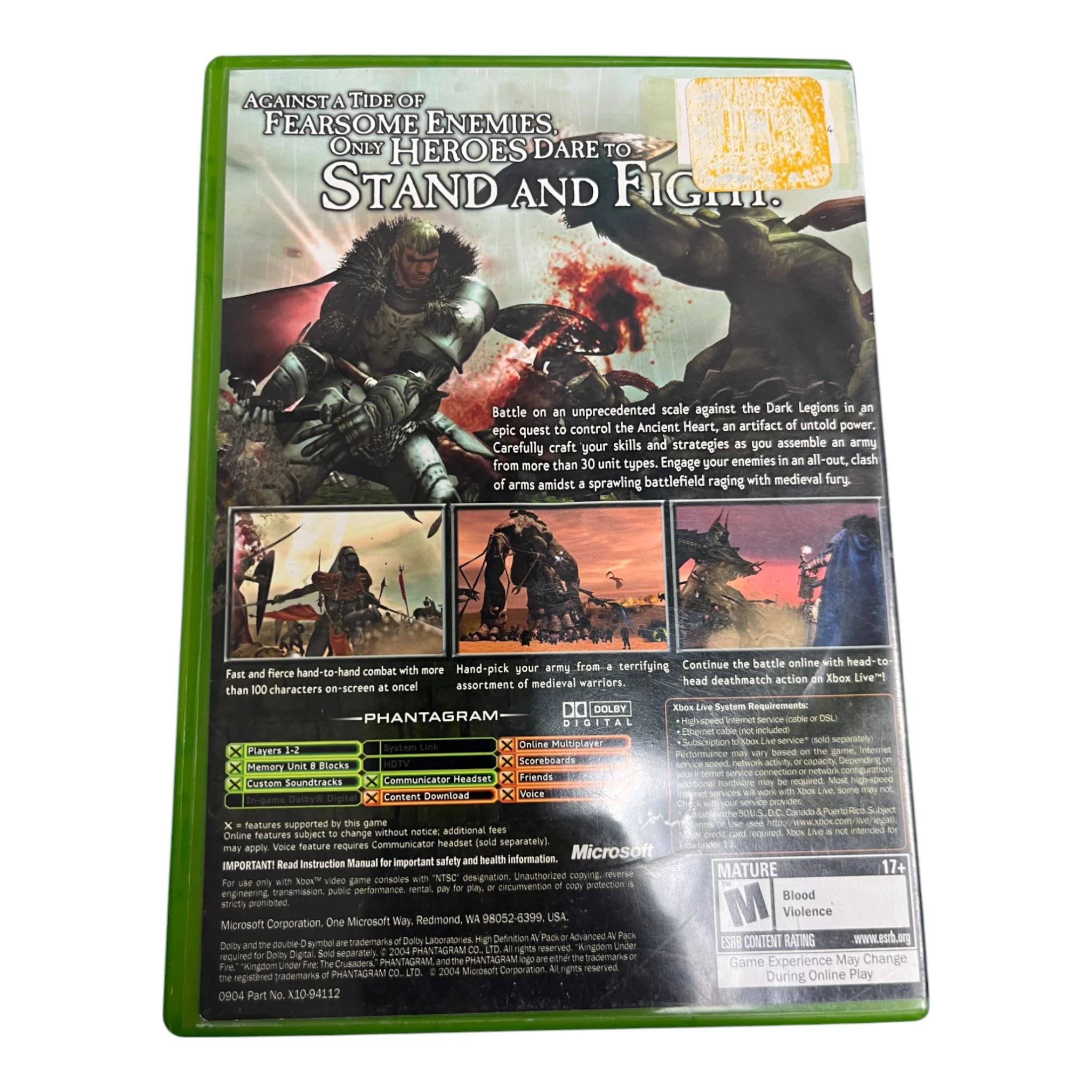 Kingdom Under Fire: The Crusaders (Xbox) - Image 2