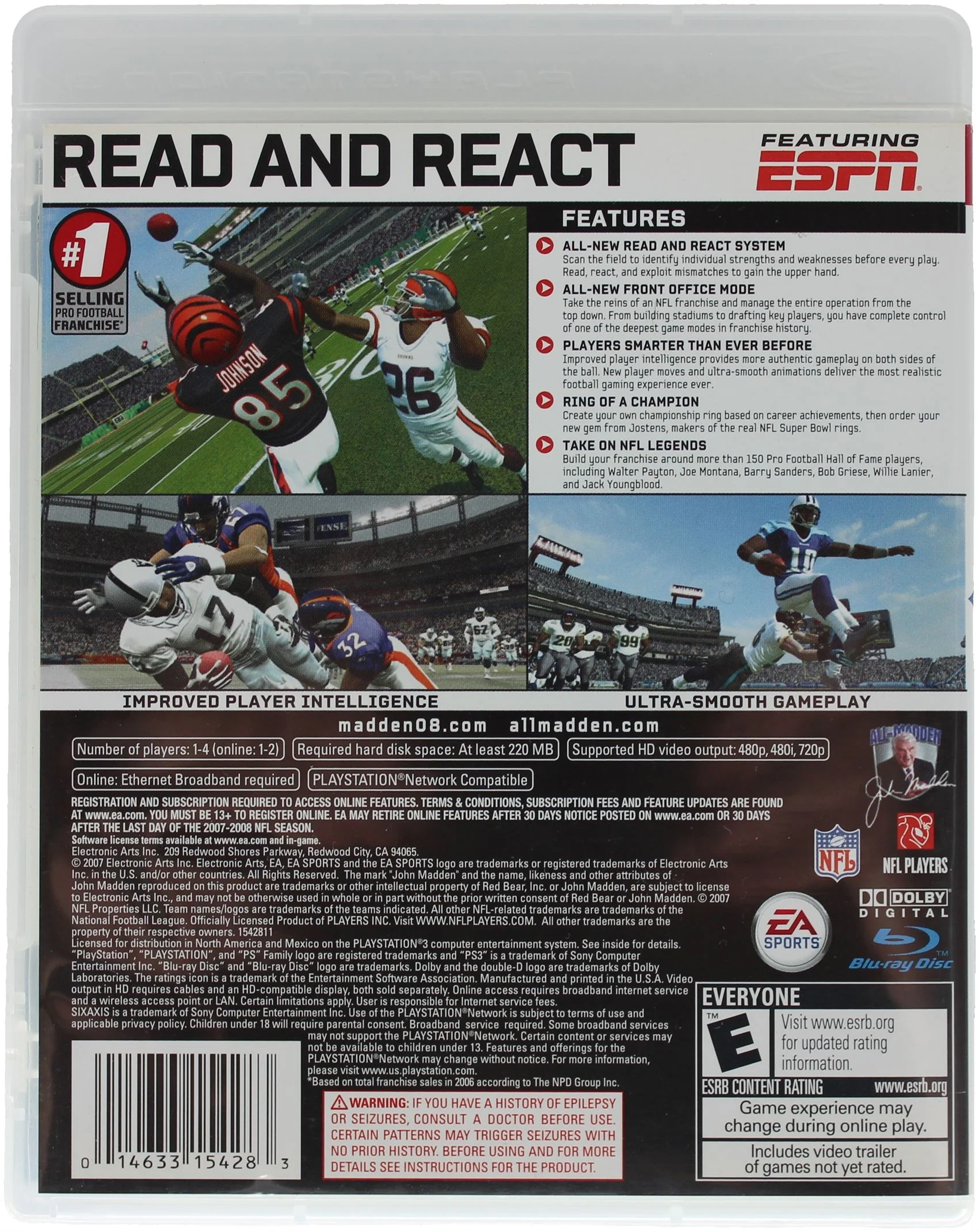 Madden NFL 08 (PS3) - Image 2