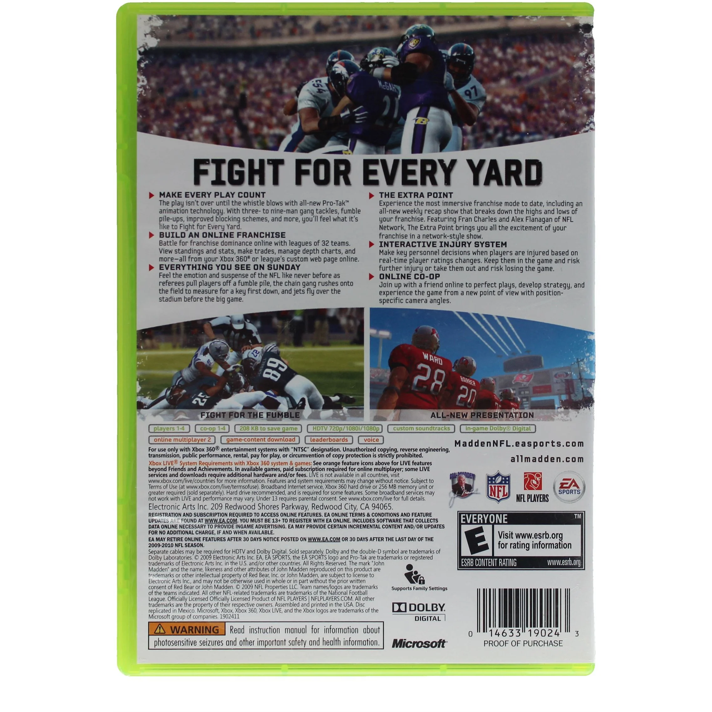 Madden NFL 10 (Xbox 360) - Image 2