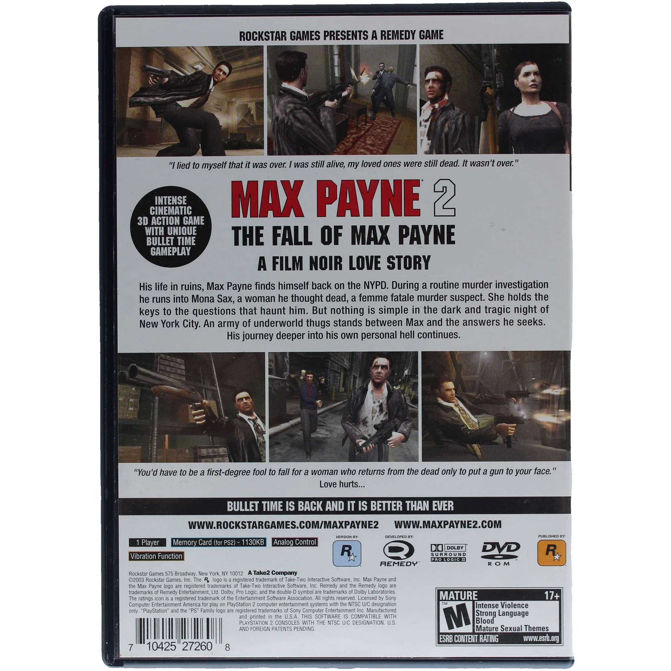 Max Payne 2: The Fall Of Max Payne (PS2) - Image 2