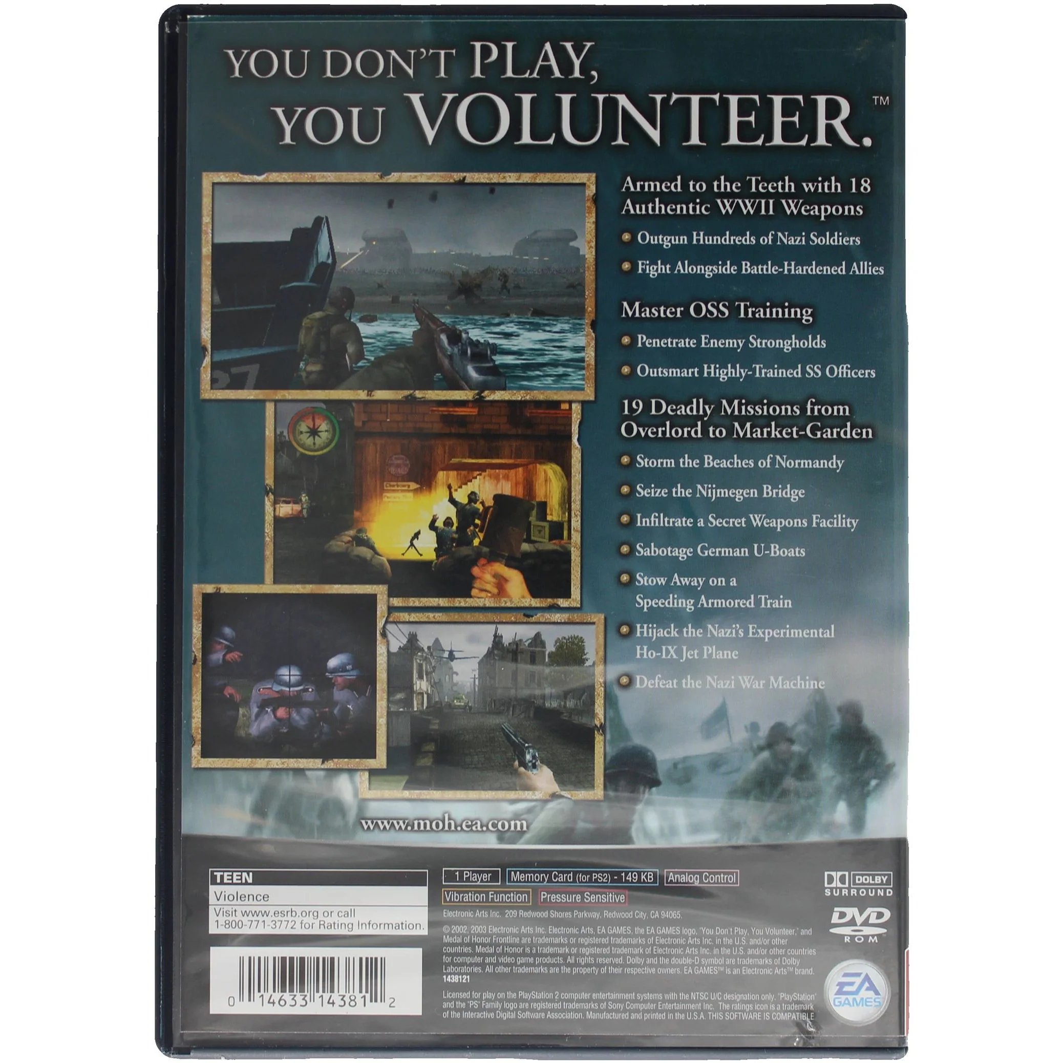 Medal Of Honor: Frontline (PS2) - Image 5