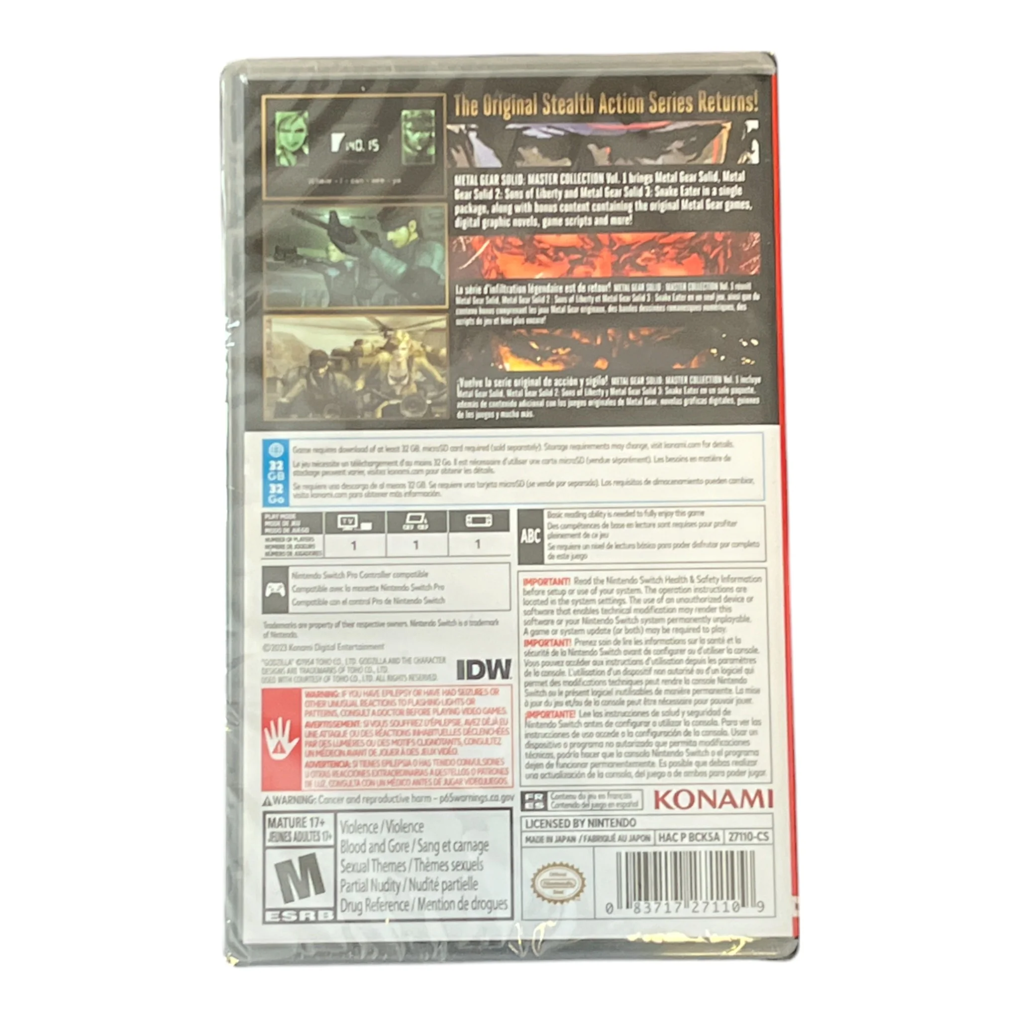 Metal Gear Solid: Master Collection Vol. 1 (Switch) - Image 2