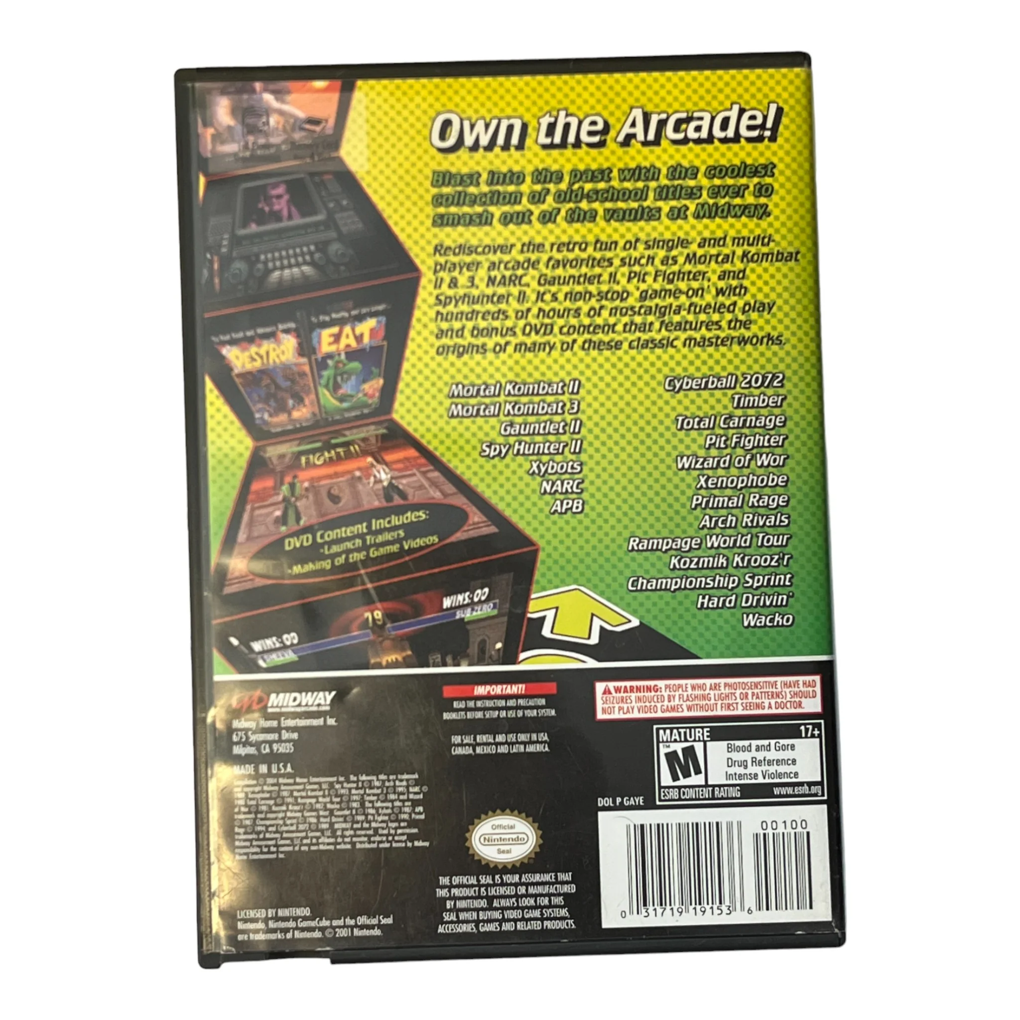 Midway Arcade Treasures 2 (GC) - Image 3