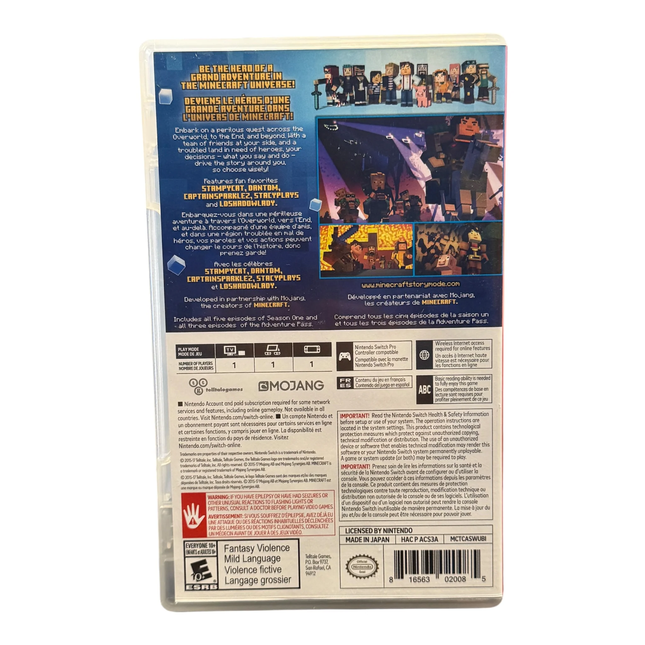 Minecraft Story Mode: The Complete Adventure (Switch) - Image 2