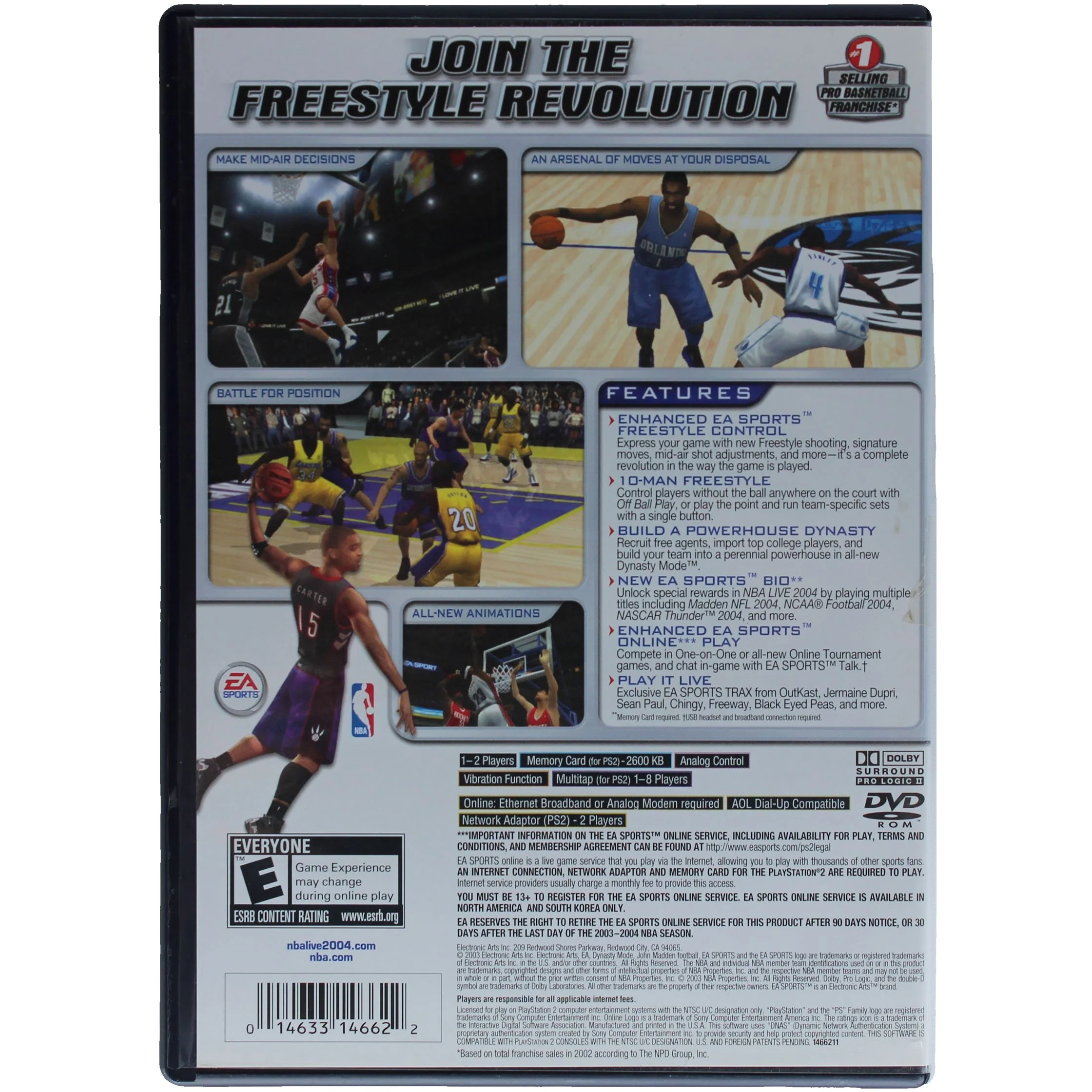 NBA Live 2004 (PS2) - Image 3