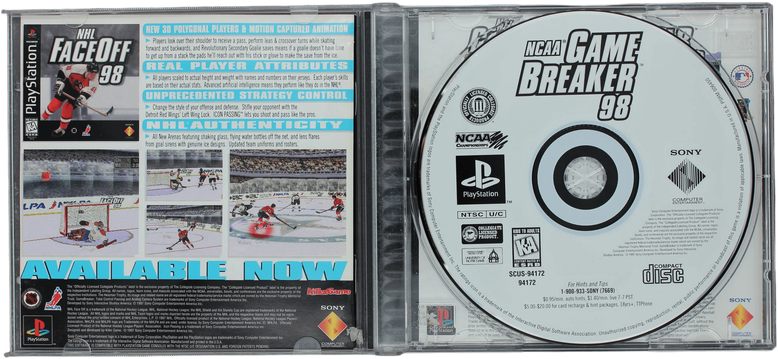 NCAA Game Breaker 98 - Image 3