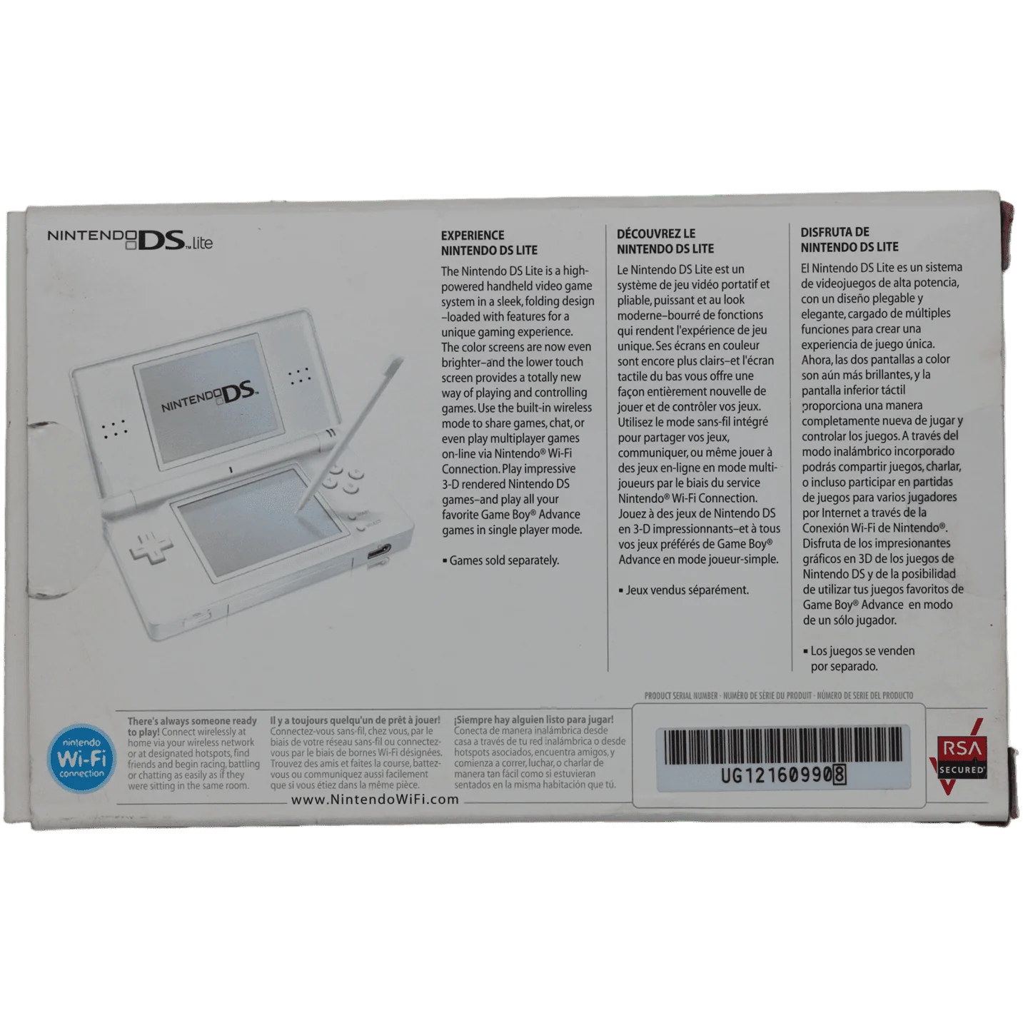 Nintendo DS Lite - White - Image 6