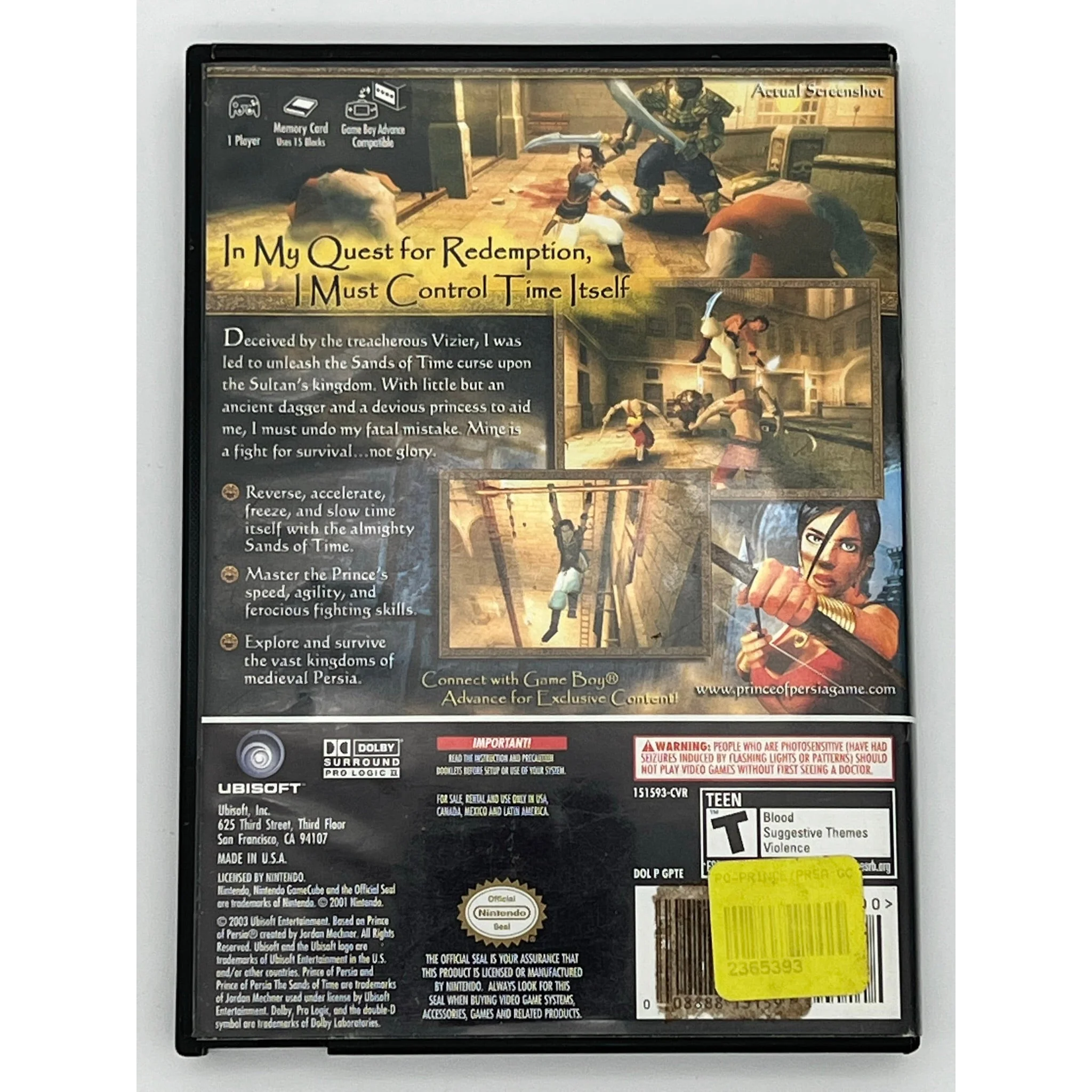 Prince Of Persia: The Sands Of Time (GC) - Image 3