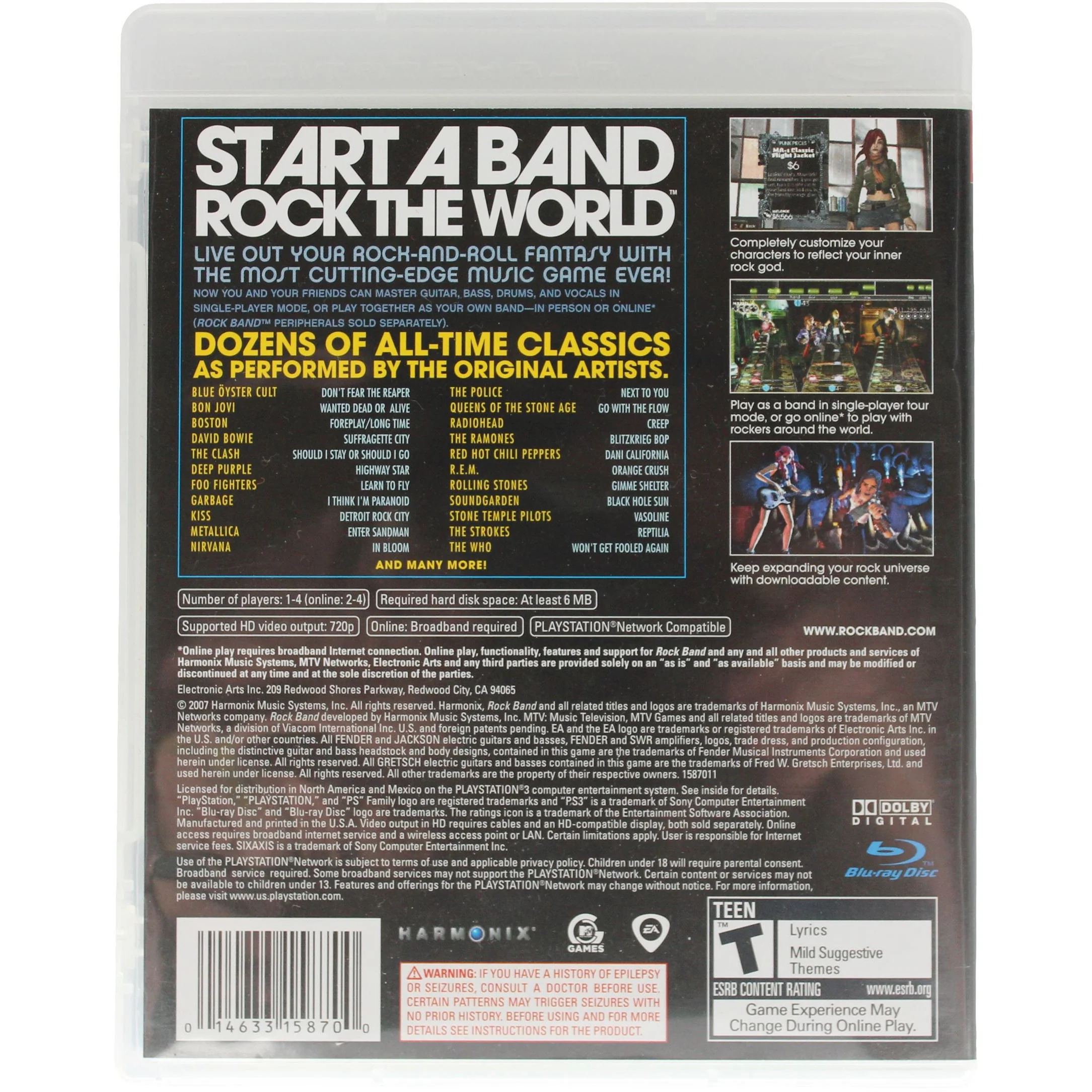 Rock Band (PS3) - Image 2