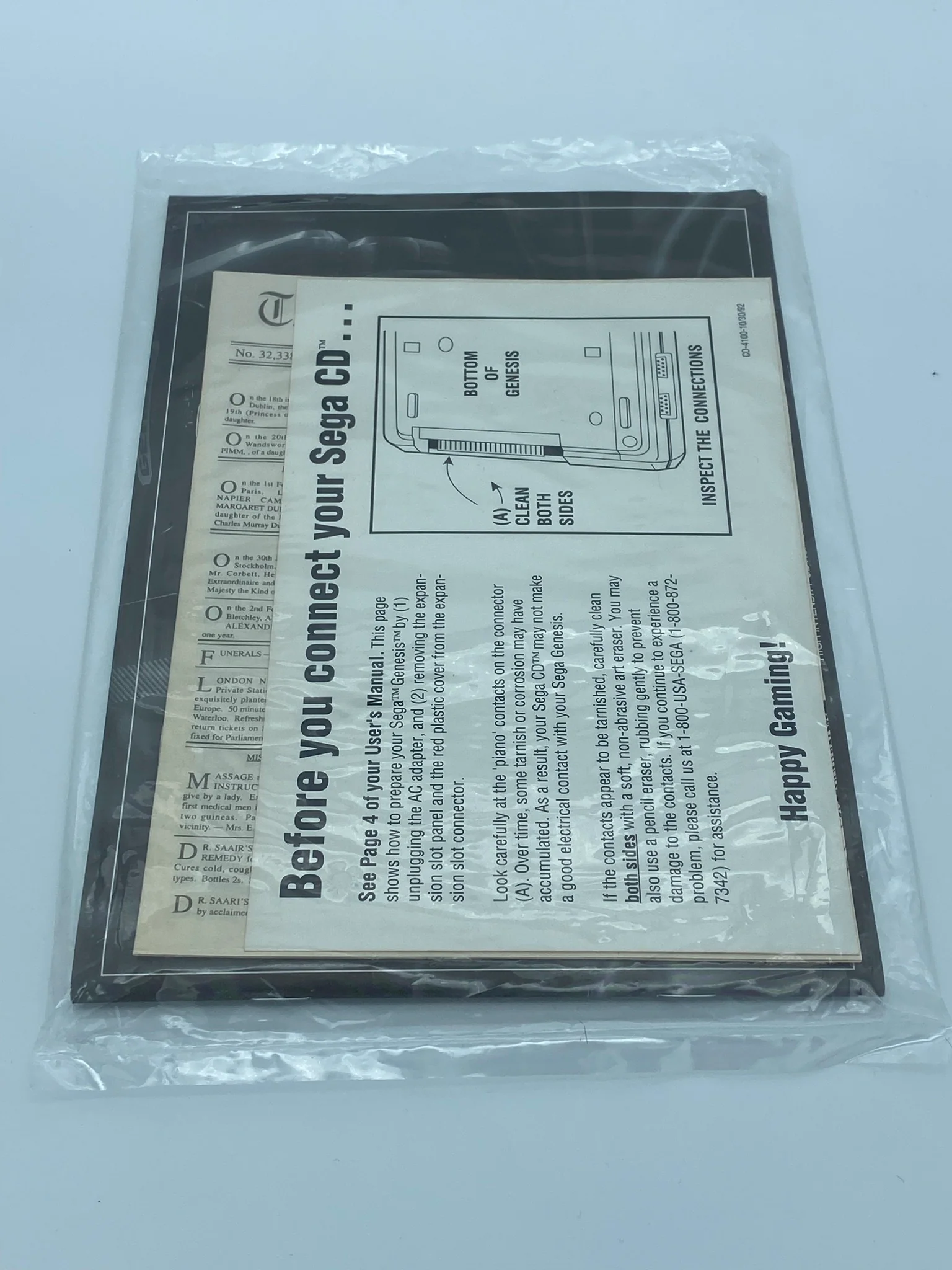 SEGA CD Model 1 In Box Tested/Working - Image 10