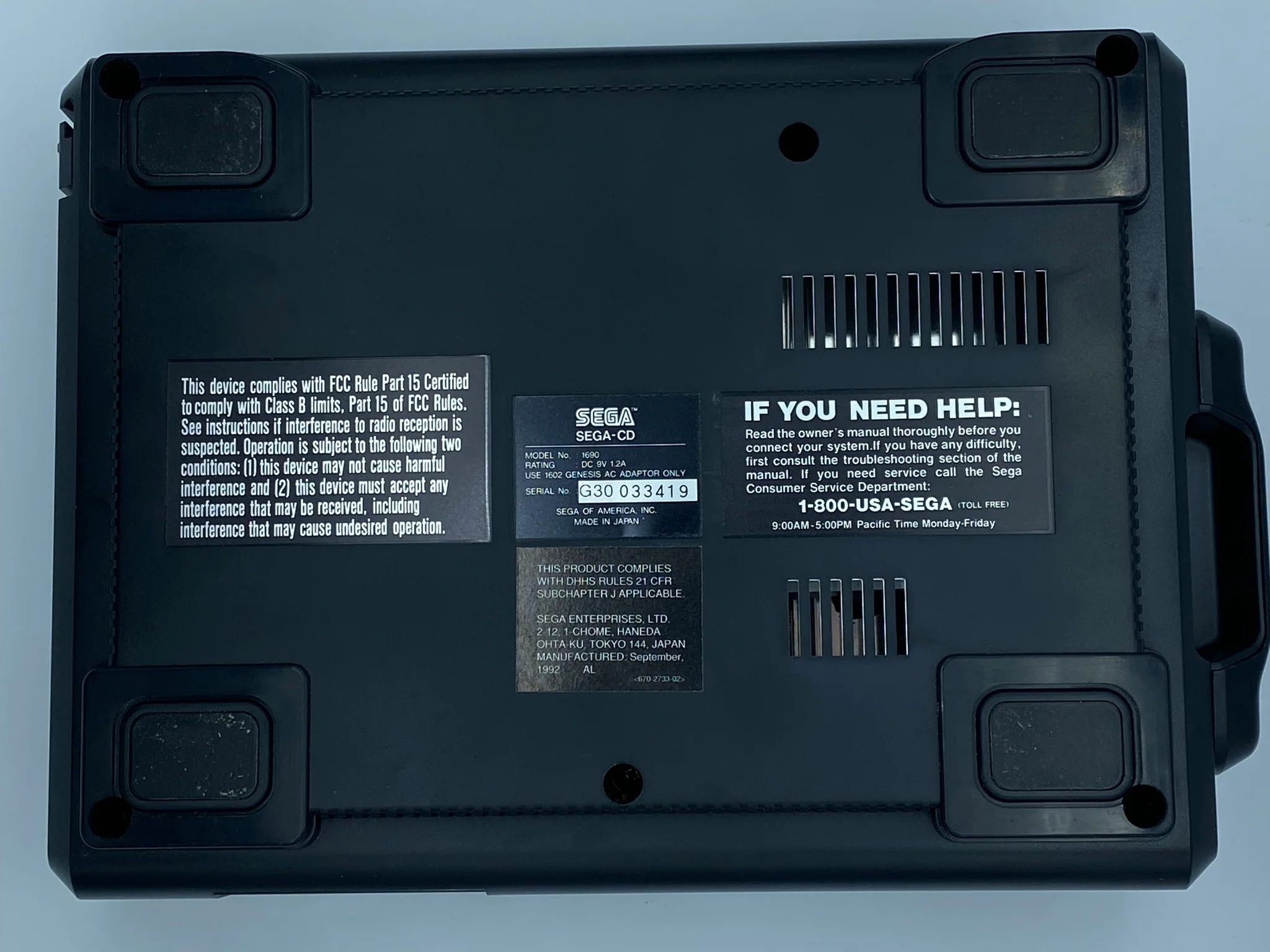 SEGA CD Model 1 In Box Tested/Working - Image 19