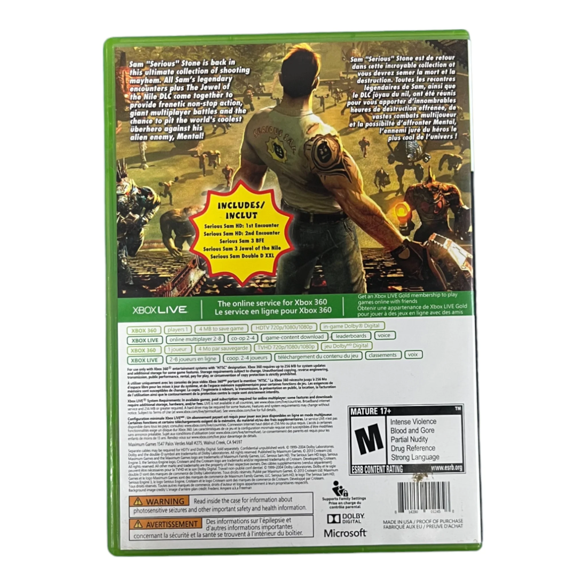 Serious Sam Collection (Xbox360) - Image 2