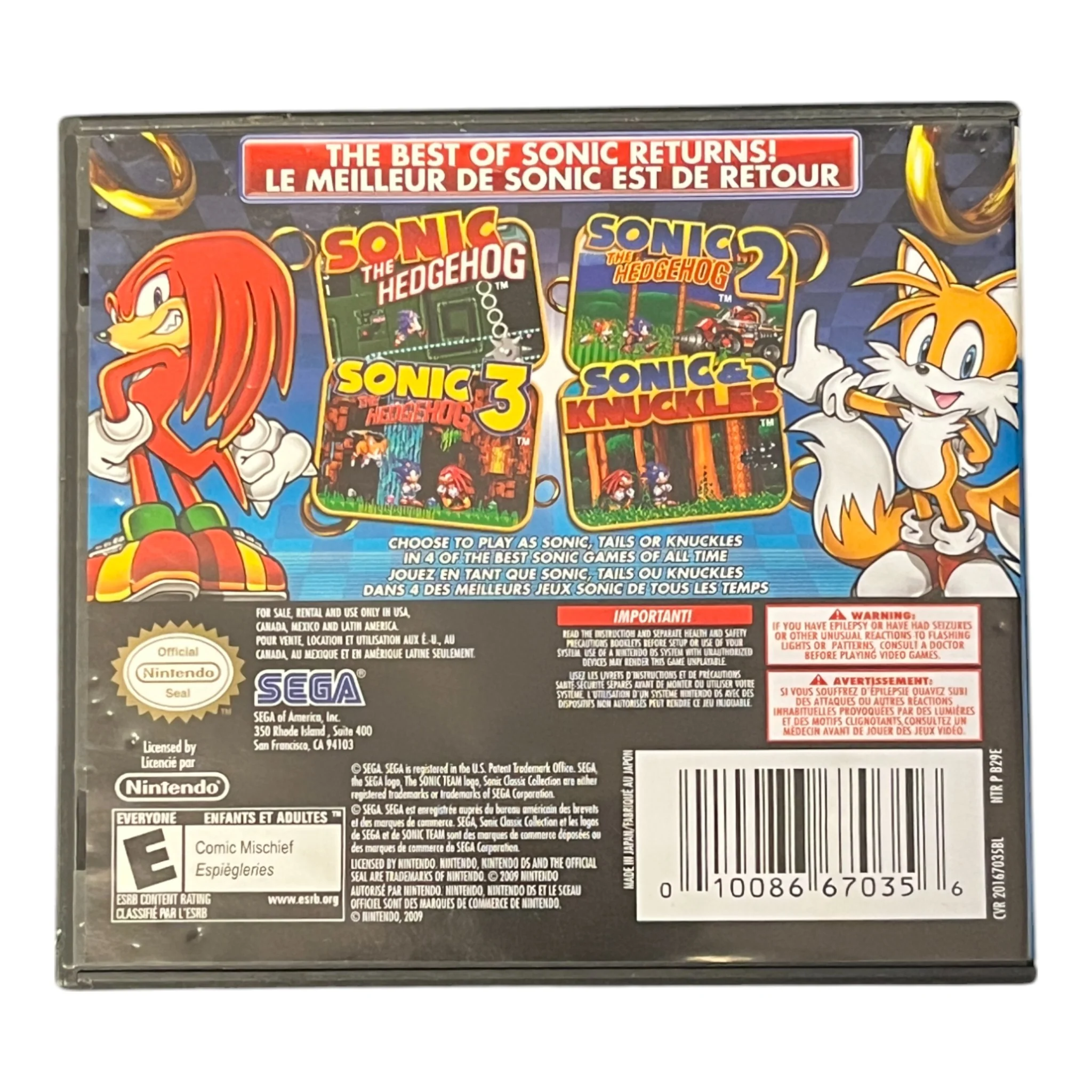 Sonic Classic Collection (DS) - Image 2