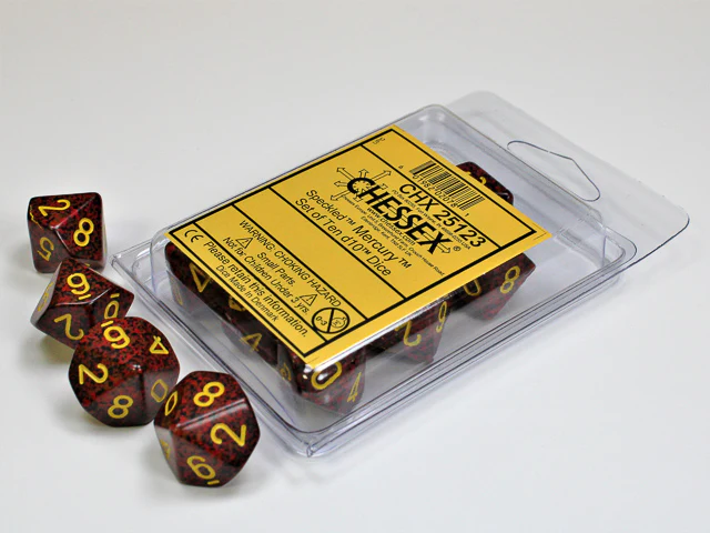 Chessex Speckled 10D10 (Various Colours) - Image 4