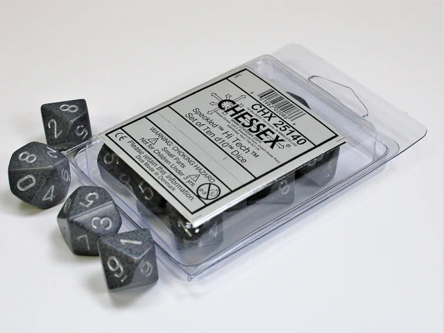 Chessex Speckled 10D10 (Various Colours) - Image 5