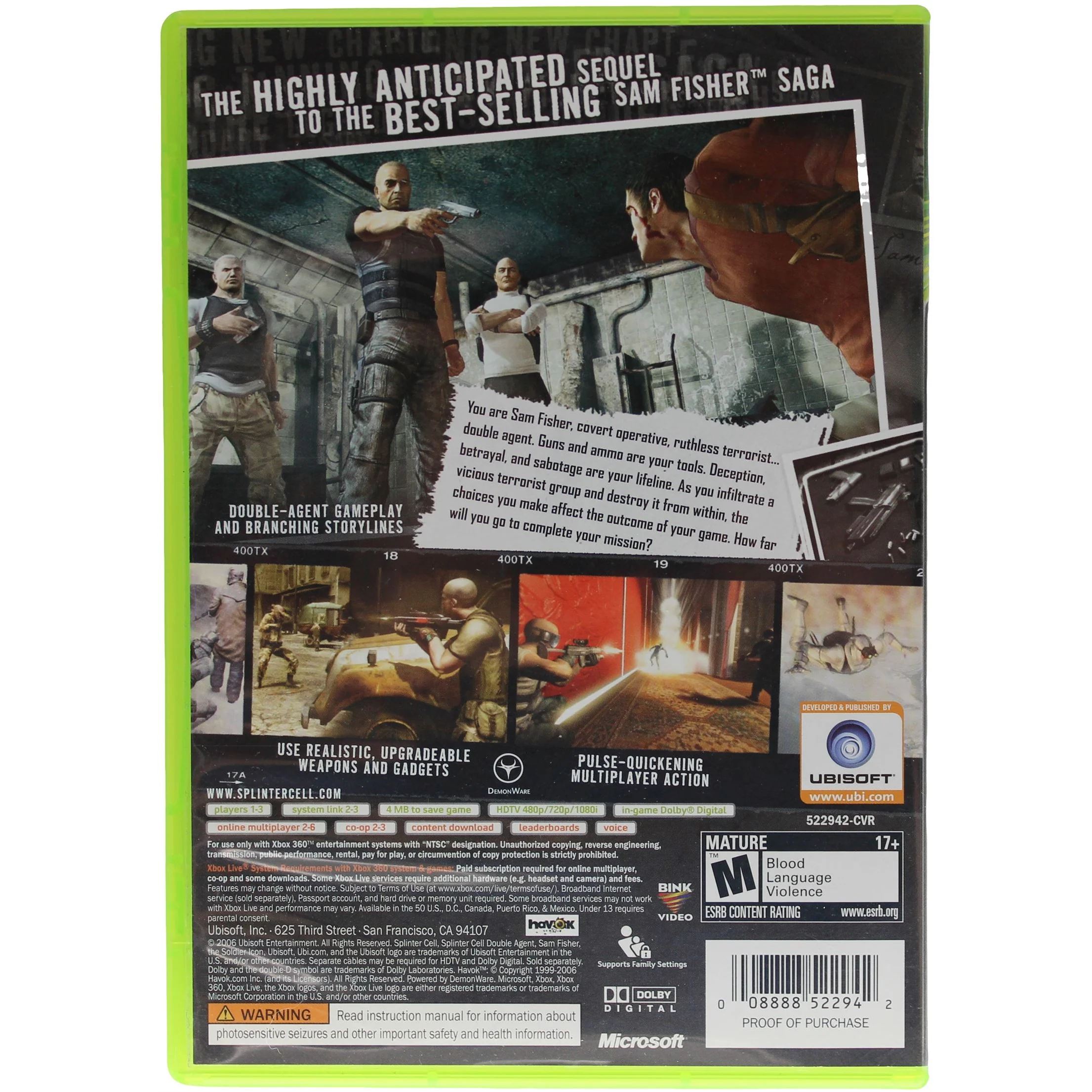 Splinter Cell: Double Agent (Xbox 360) - Image 2