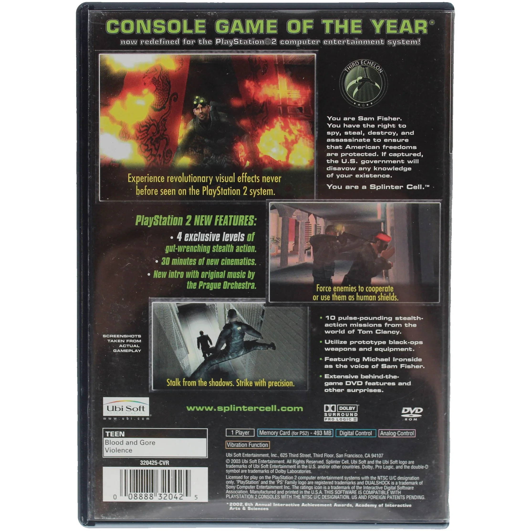 Splinter Cell: Stealth Action Redefined (PS2) - Image 15