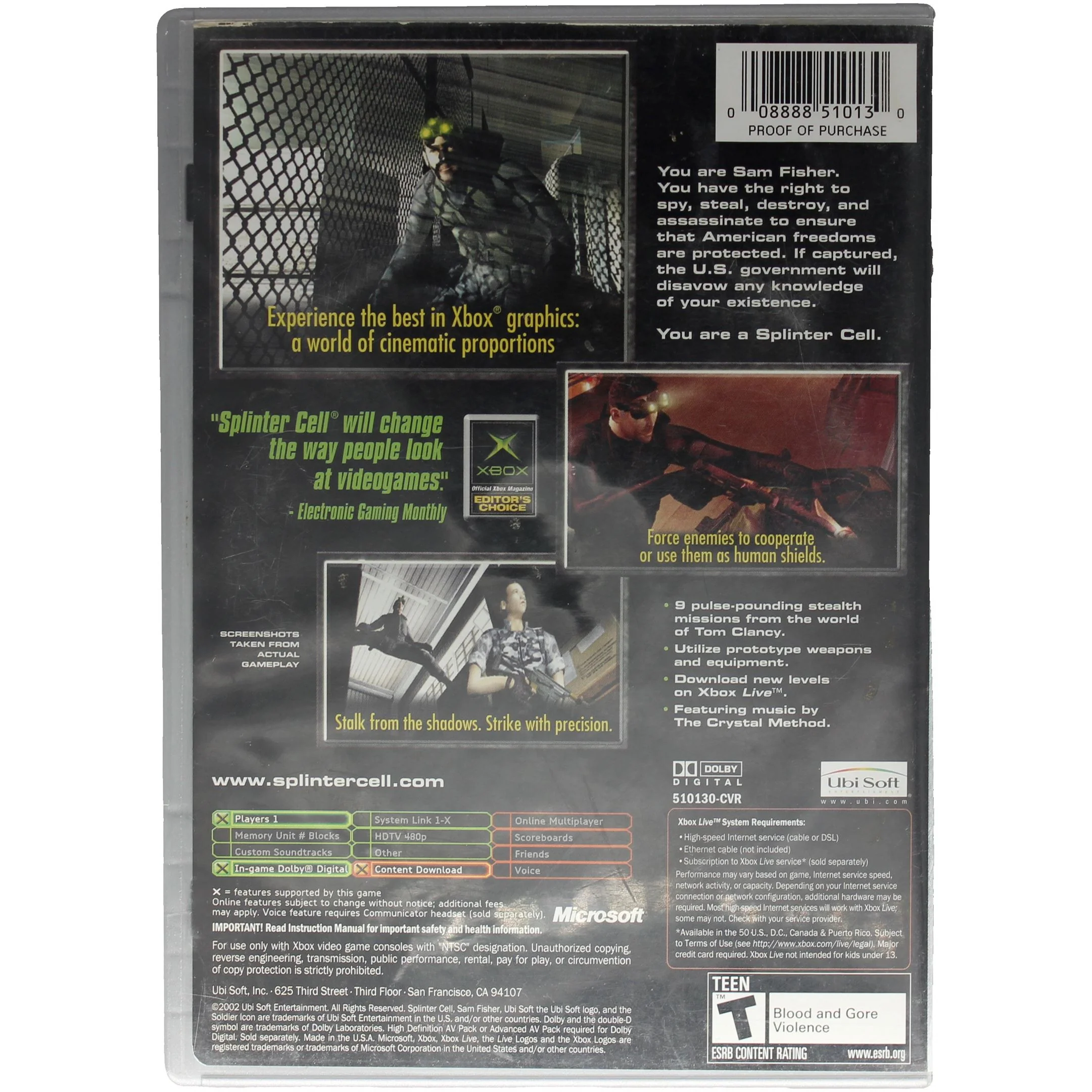 Splinter Cell: Stealth Action Redefined (Xbox) - Image 2