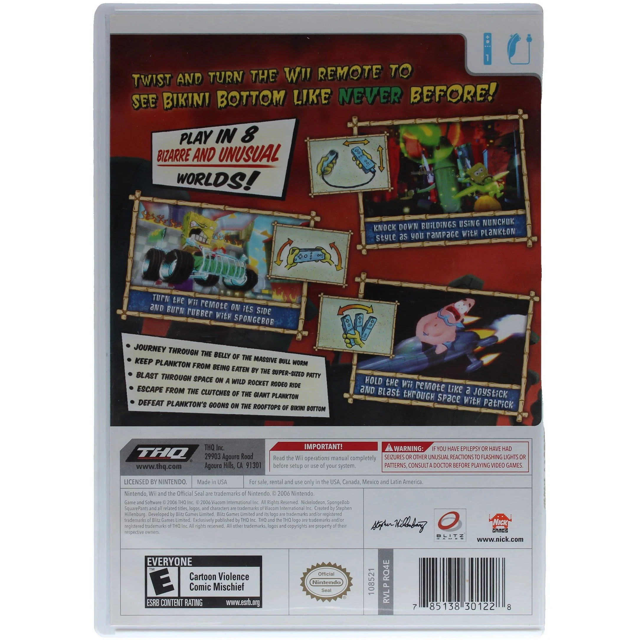 SpongeBob SquarePants: Creature From The Krusty Krab (Wii) - Image 2